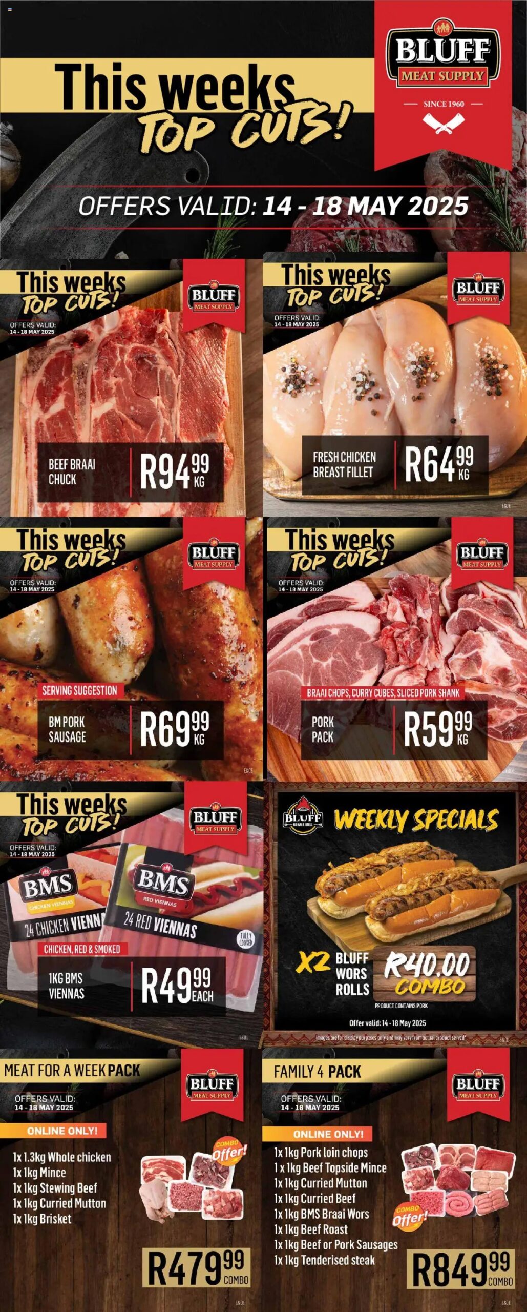 Bluff Meat Supply This week's top cuts! from 14/05 - 18/05/2025