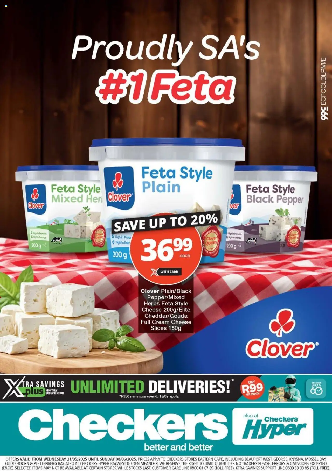 Checkers Eastern Cape - Feta Style Promotion 21/05 - 08/06/2025
