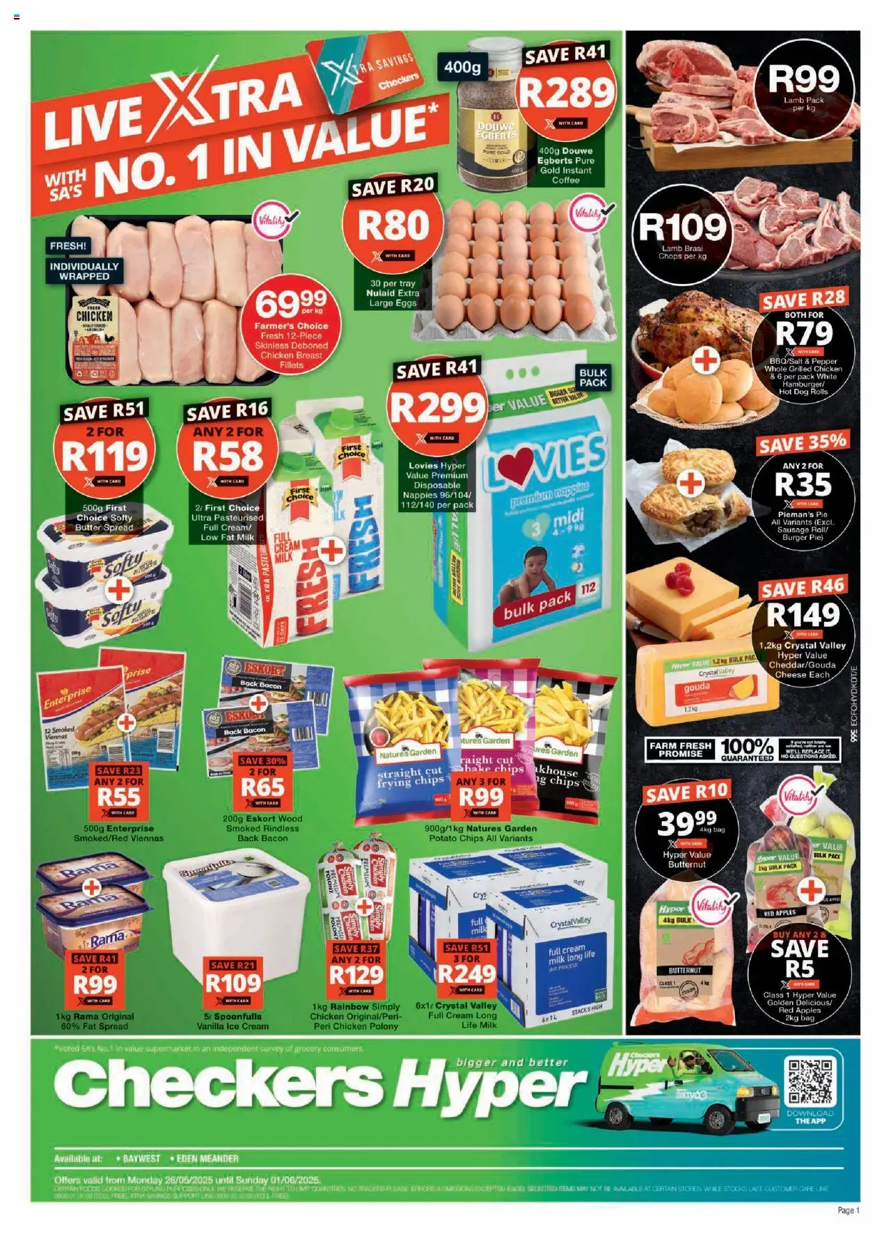 Checkers Eastern Cape - Hyper May Month-End Promotion 26/05 - 01/06/2025