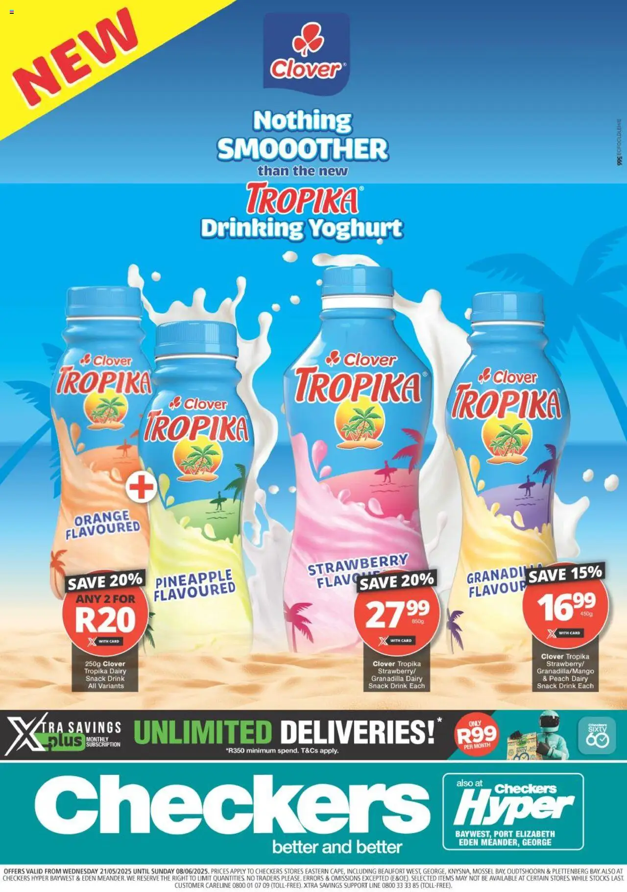 Checkers Eastern Cape - Tropika Promotion 21/05 - 08/06/2025
