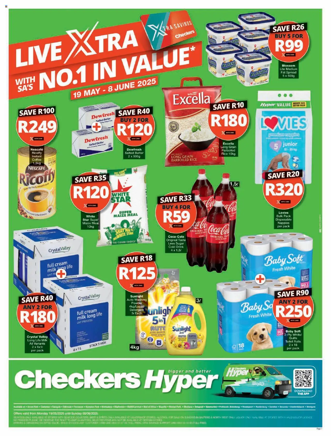 Checkers Gauteng - Hyper May Month-End Promotion 19/05 - 08/06/2025