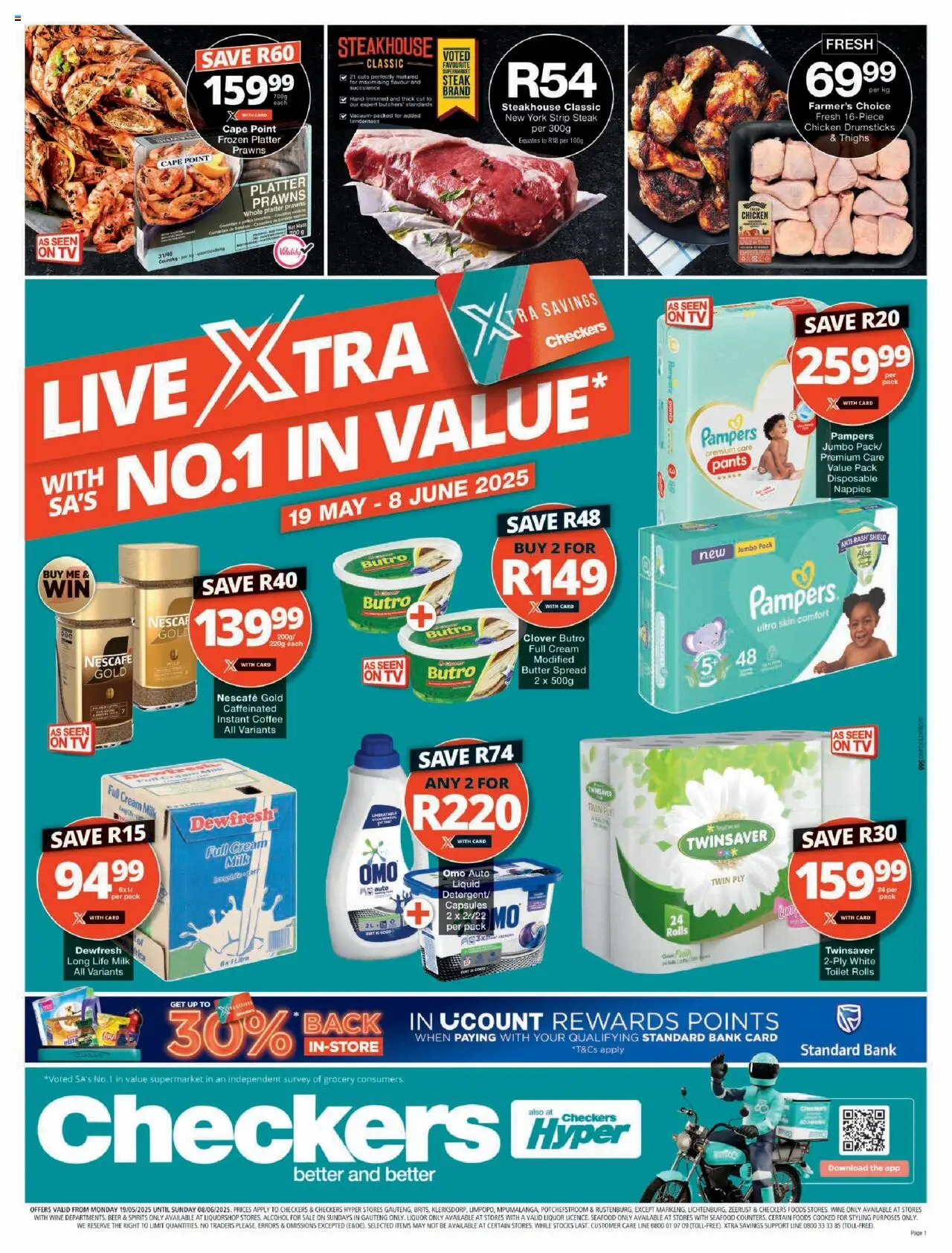 Checkers Gauteng - Month-End Promotion 19/05 - 08/06/2025