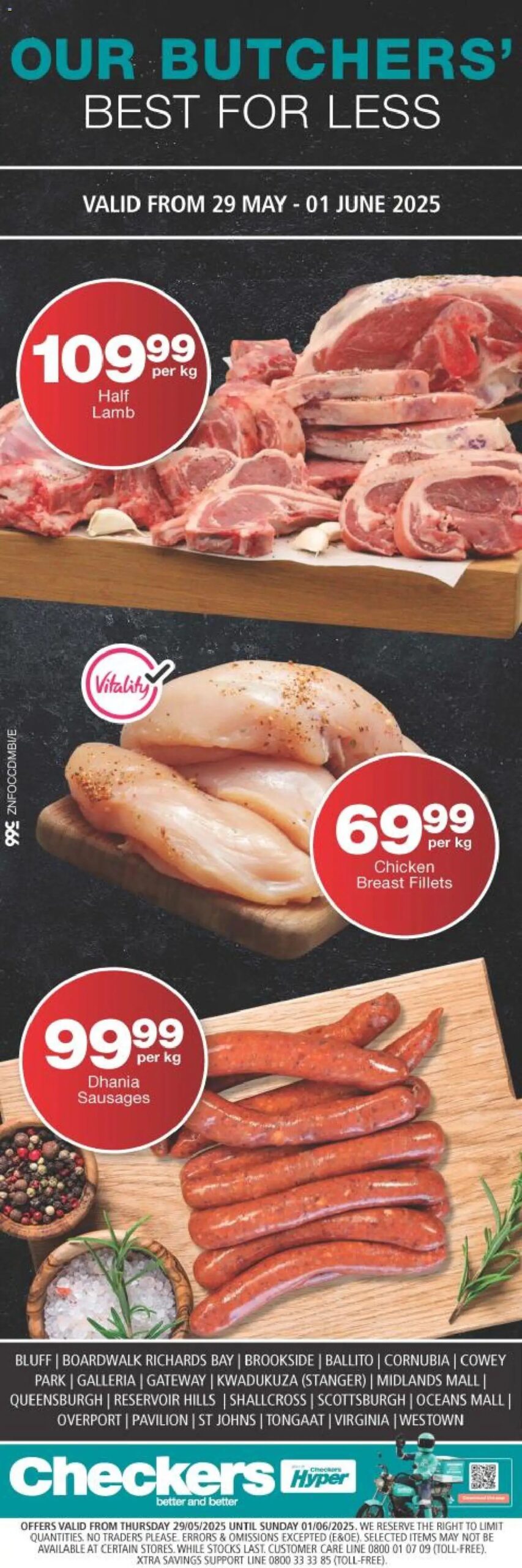 Checkers KwaZulu-Natal - Butchery Promotion 29/05 - 01/06/2025
