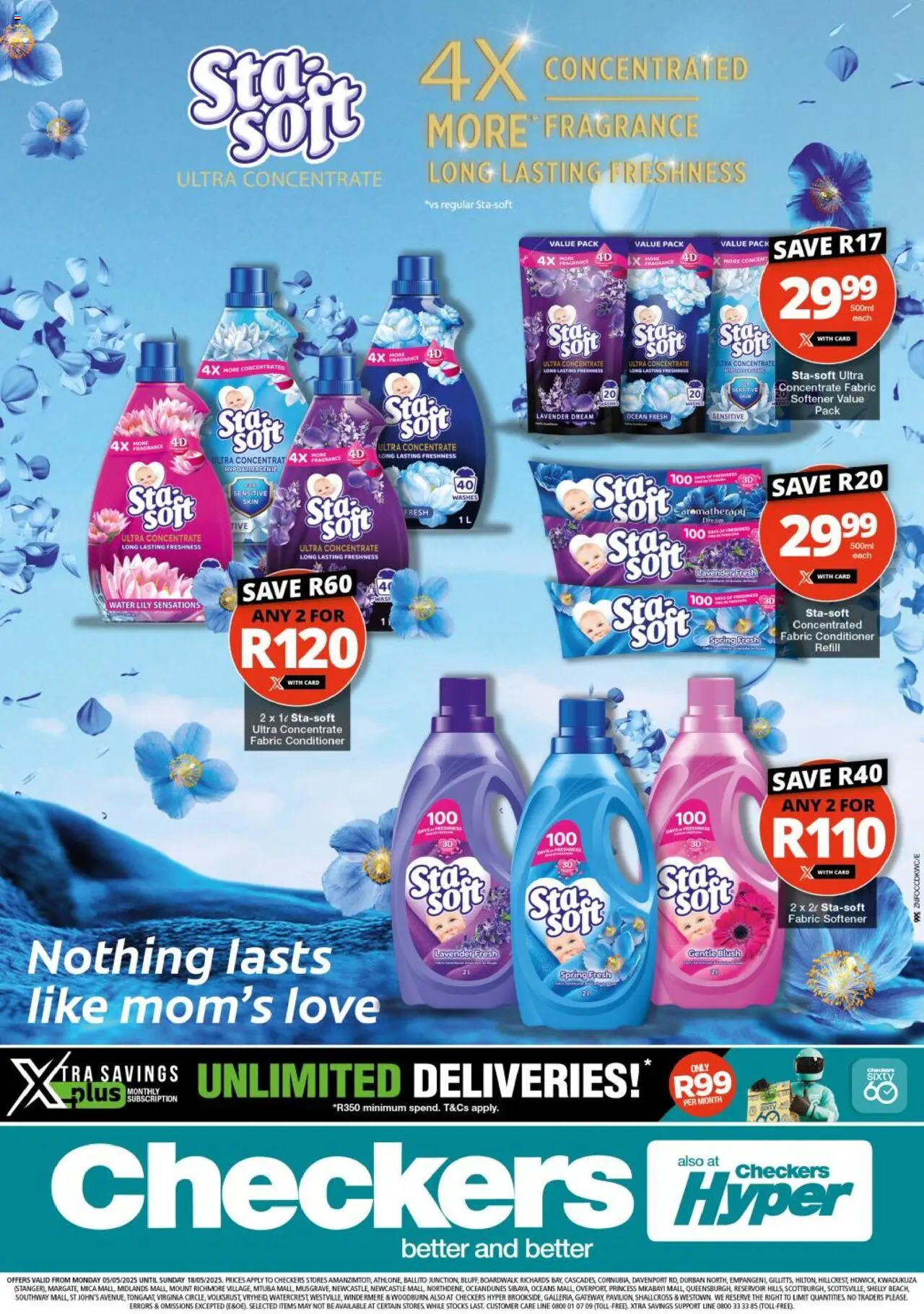 Checkers KwaZulu-Natal - Sta-Soft Promotion 05/05 - 18/05/2025
