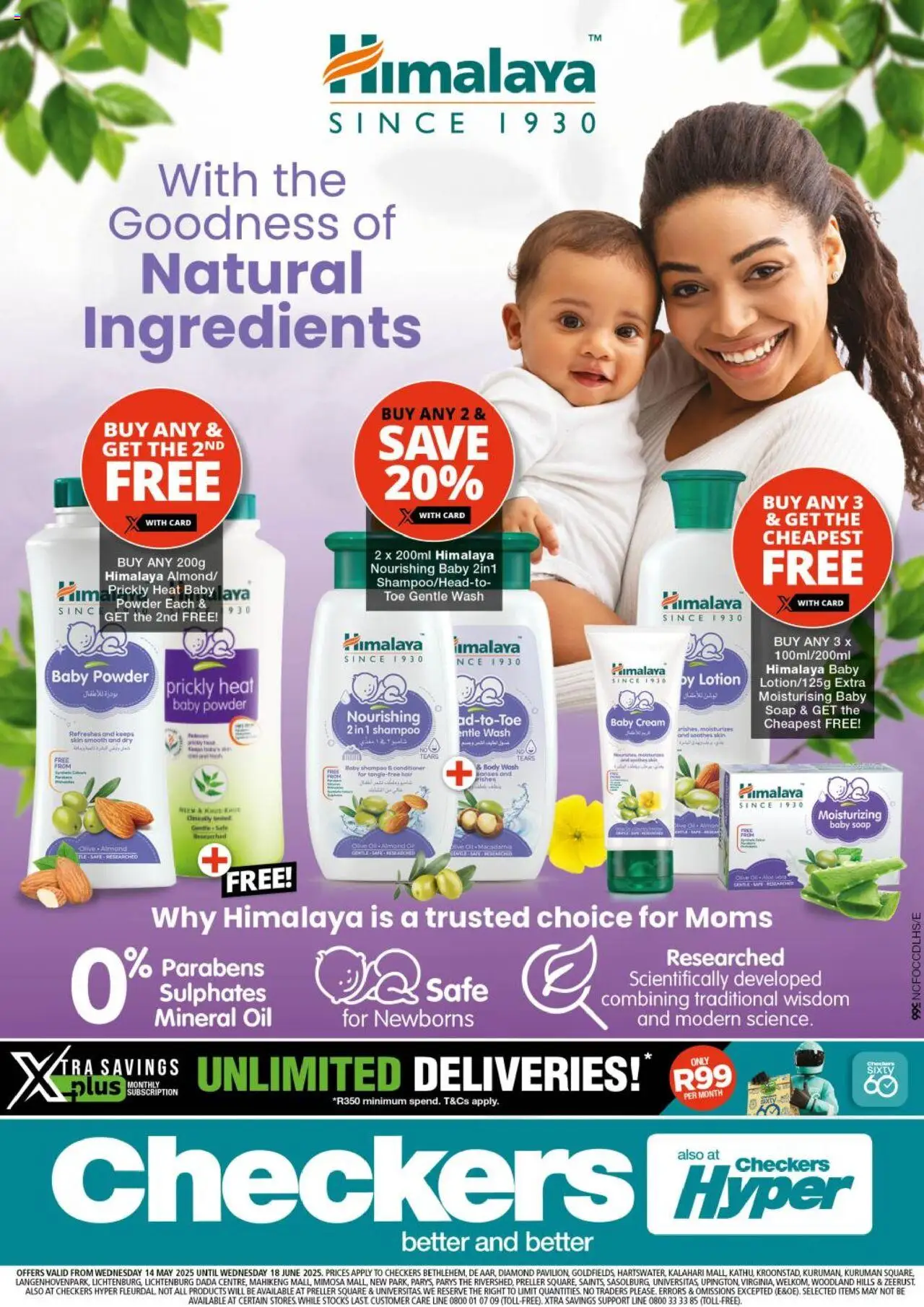 Checkers Northern Cape - Himalaya Promotion 14/05 - 18/06/2025 >> Catalogue