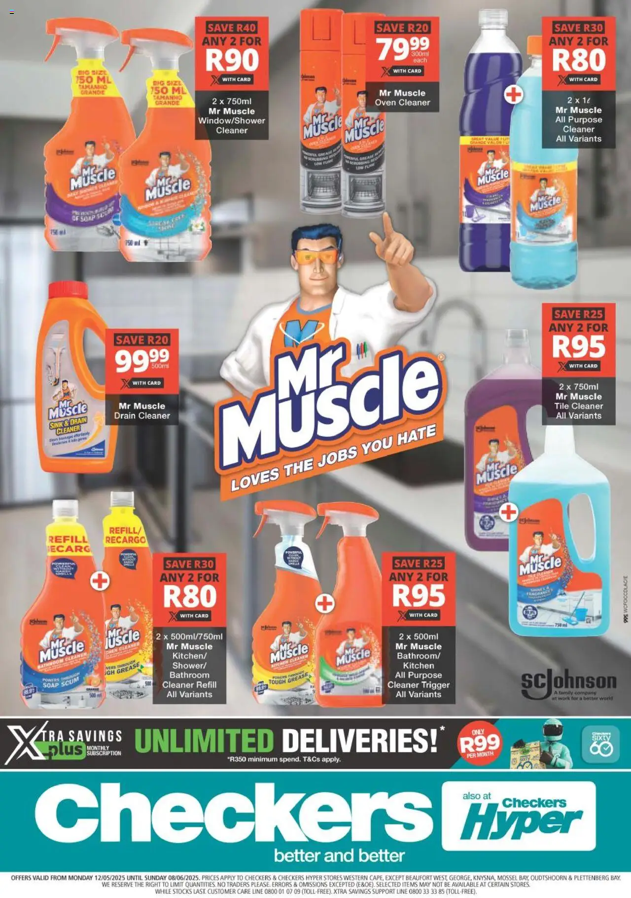 Checkers Western Cape - Mr Muscle Promotion 12/05 - 08/06/2025 >> Catalogue