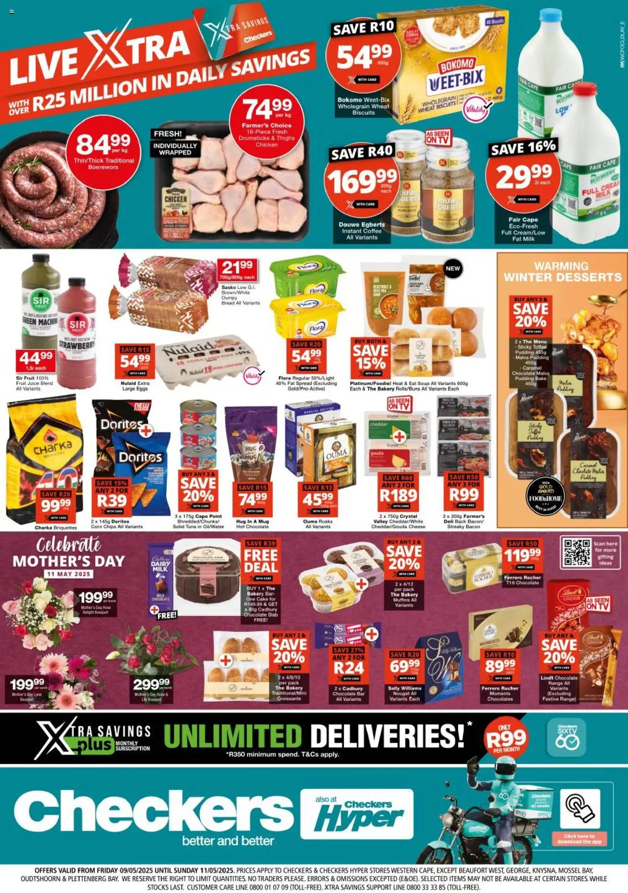 Checkers Western Cape - Xtra Savings 09/05 - 11/05/2025 >> Catalogue