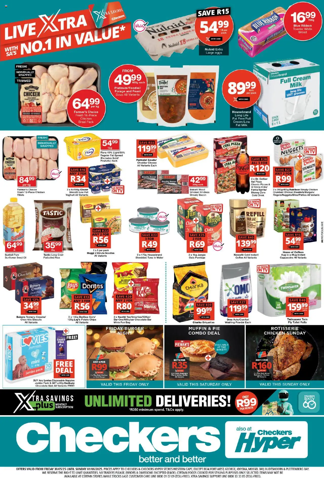 Checkers Western Cape - Xtra Savings 30/05 - 01/06/2025 >> Catalogue