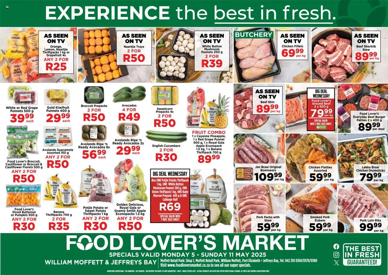 Food Lover's Market Eastern Cape - Weekly Specials from 05/05 - 11/05/2025