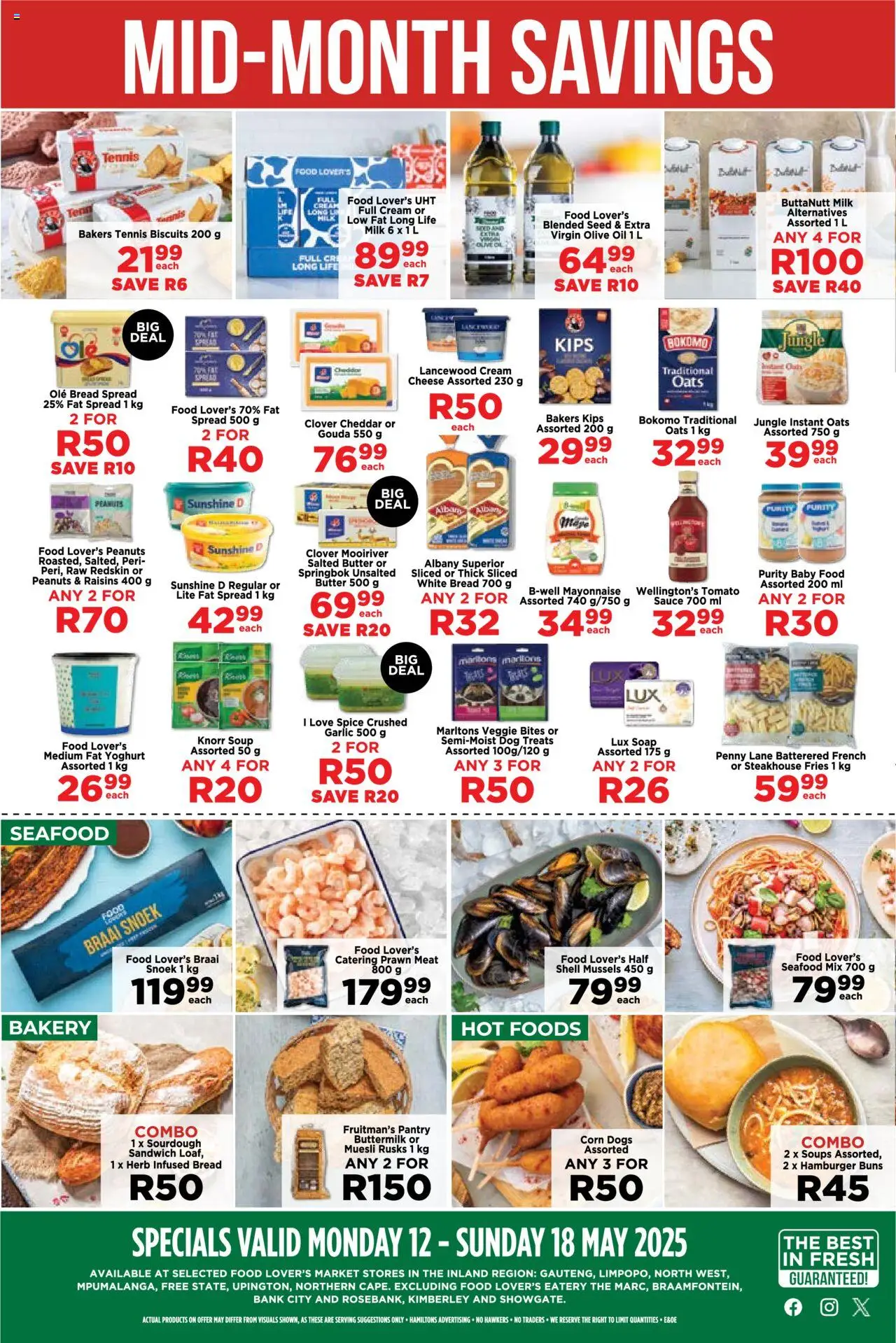 Food Lover's Market Inland Provinces - Mid-Month Savings from 12/05 - 18/05/2025 > Promotions