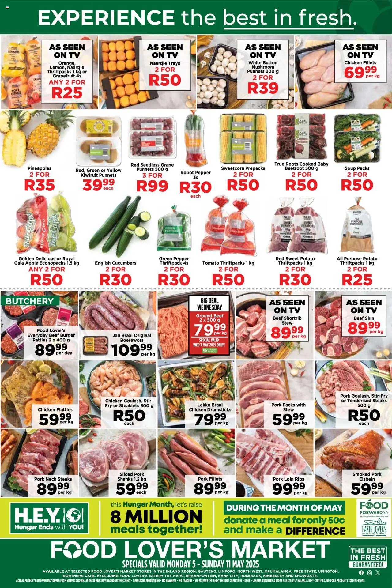 Food Lover's Market Inland Provinces - Weekly Specials from 05/05 - 11/05/2025