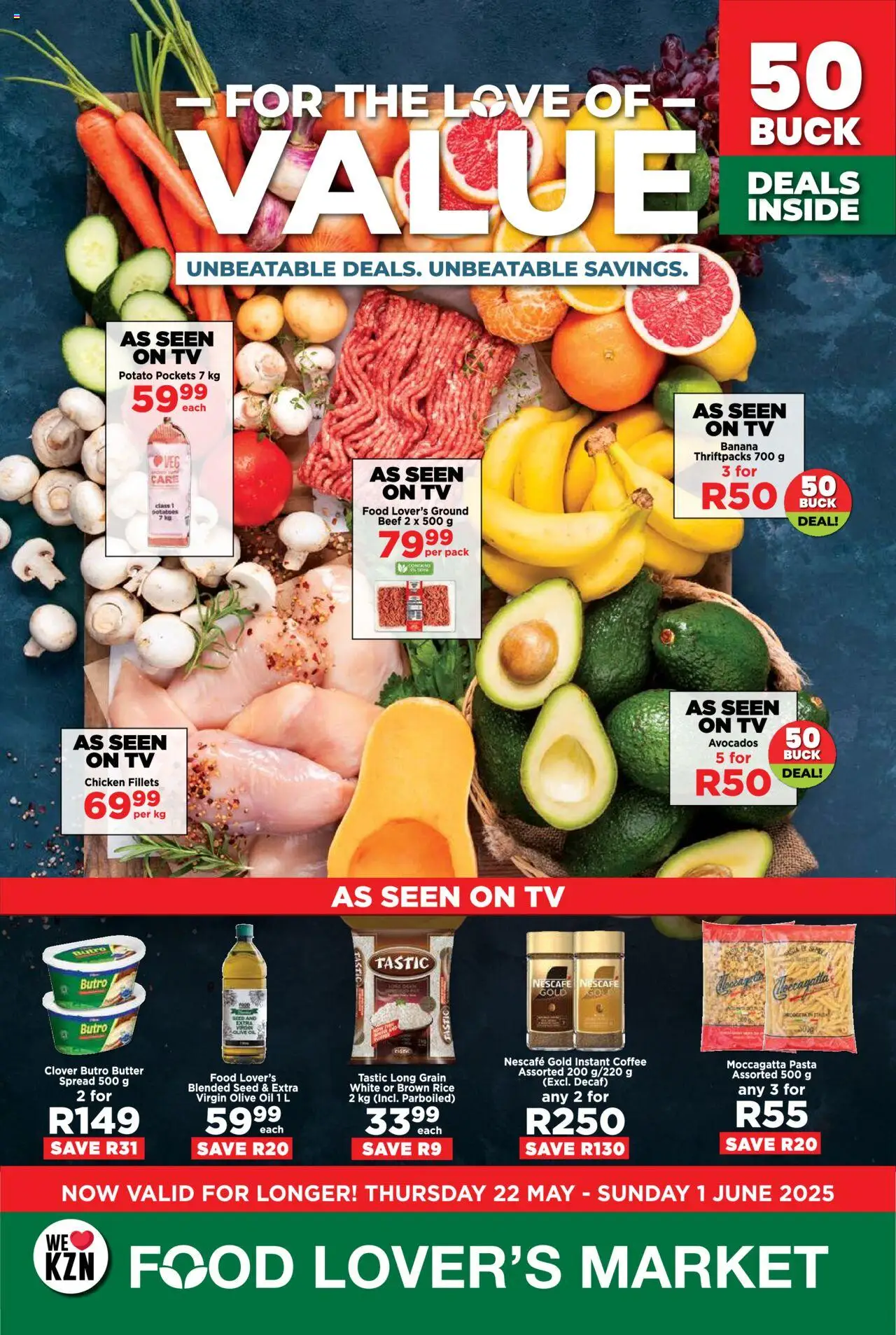 Food Lover's Market KwaZulu-Natal - For The Love of Value from 22/05 - 01/06/2025
