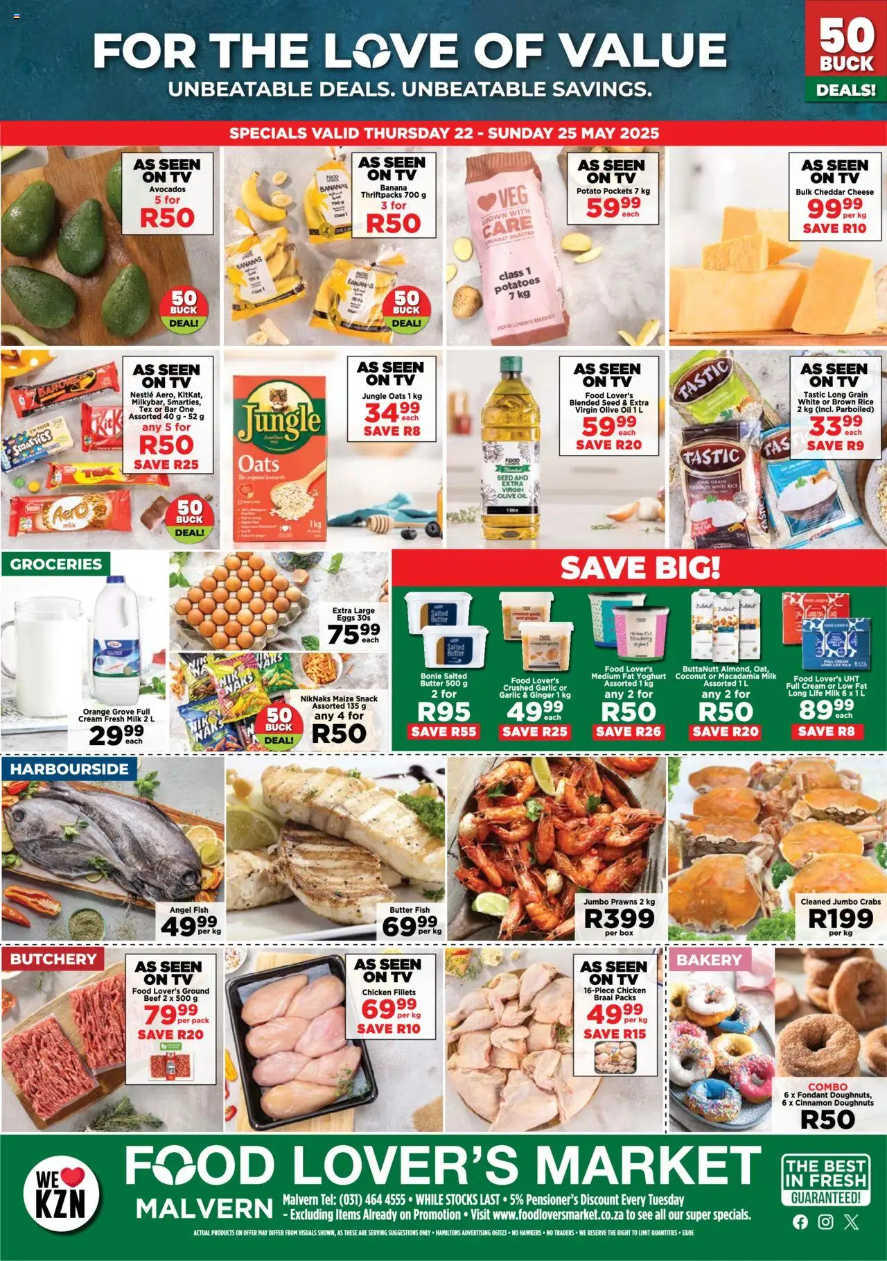 Food Lover's Market KwaZulu-Natal - Malvern Weekly Specials from 22/05 - 25/05/2025