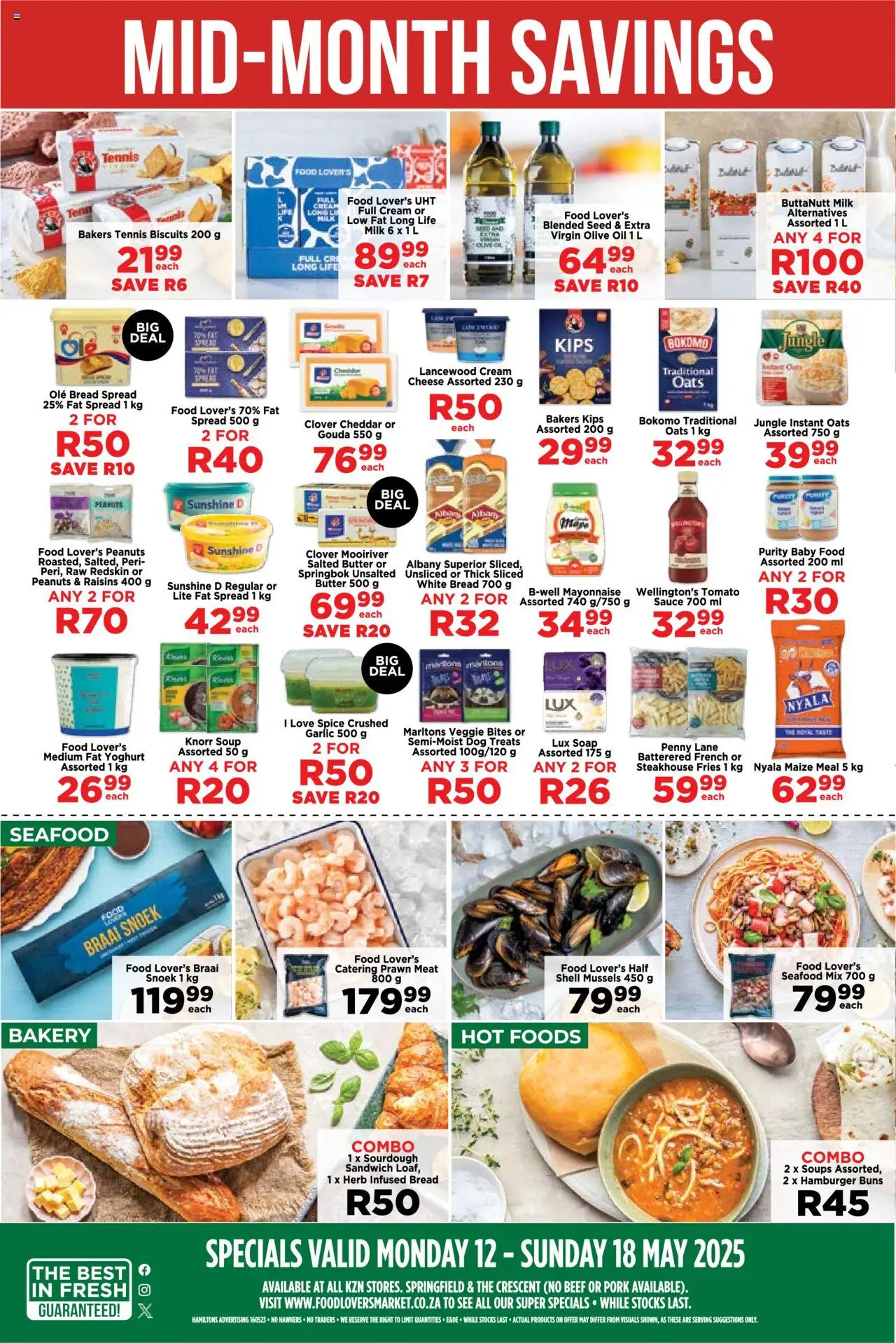 Food Lover's Market KwaZulu-Natal - Mid-Month Savings from 12/05 - 18/05/2025 > Promotions