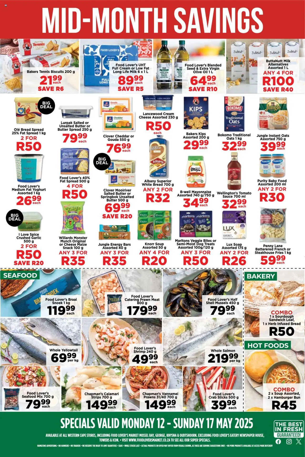 Food Lover's Market Western Cape - Mid-Month Savings from 12/05 - 17/05/2025 > Promotions
