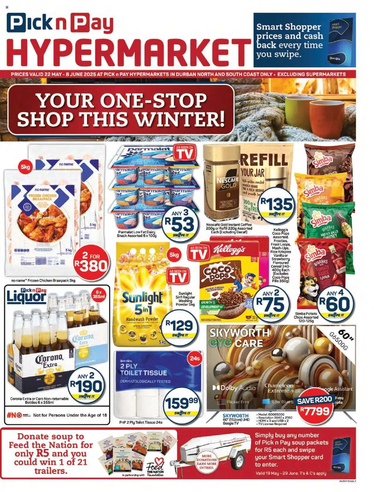 Pick n Pay KwaZulu-Natal - Hyper Specials from 22/05 - 08/06/2025