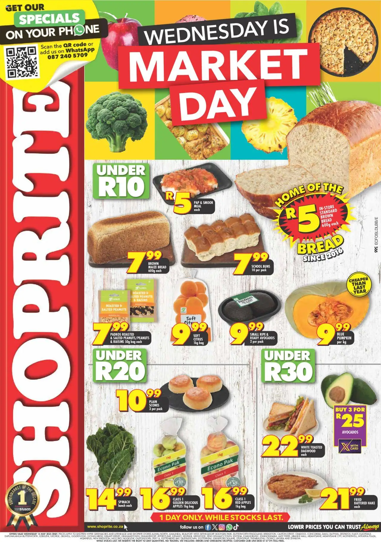 Shoprite Eastern Cape - Market Day Deals 14/05 - 14/05/2025 >> Catalogue