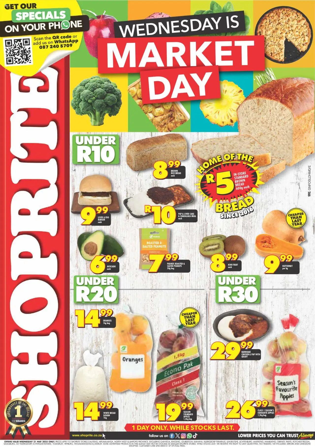 Shoprite Gauteng - Market Day 21/05 - 21/05/2025