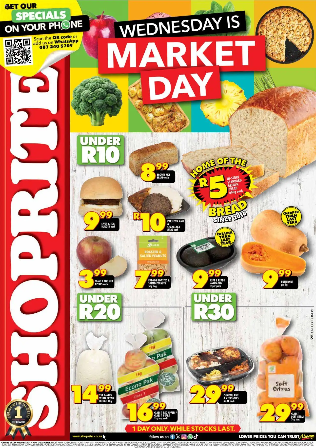Shoprite Gauteng - Market Day Deals 07/05 - 07/05/2025