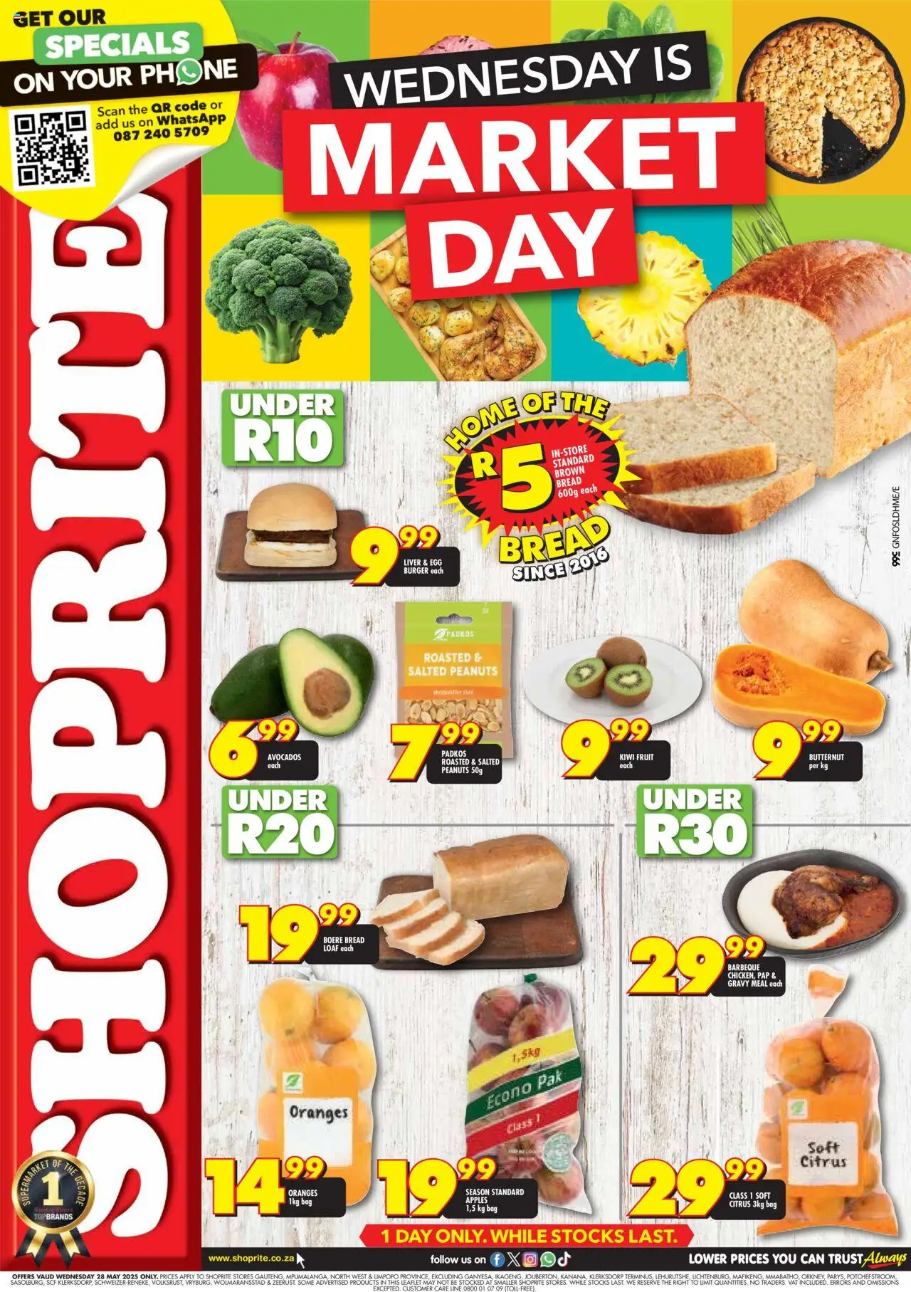 Shoprite Gauteng - Market Day Deals 28/05 - 28/05/2025