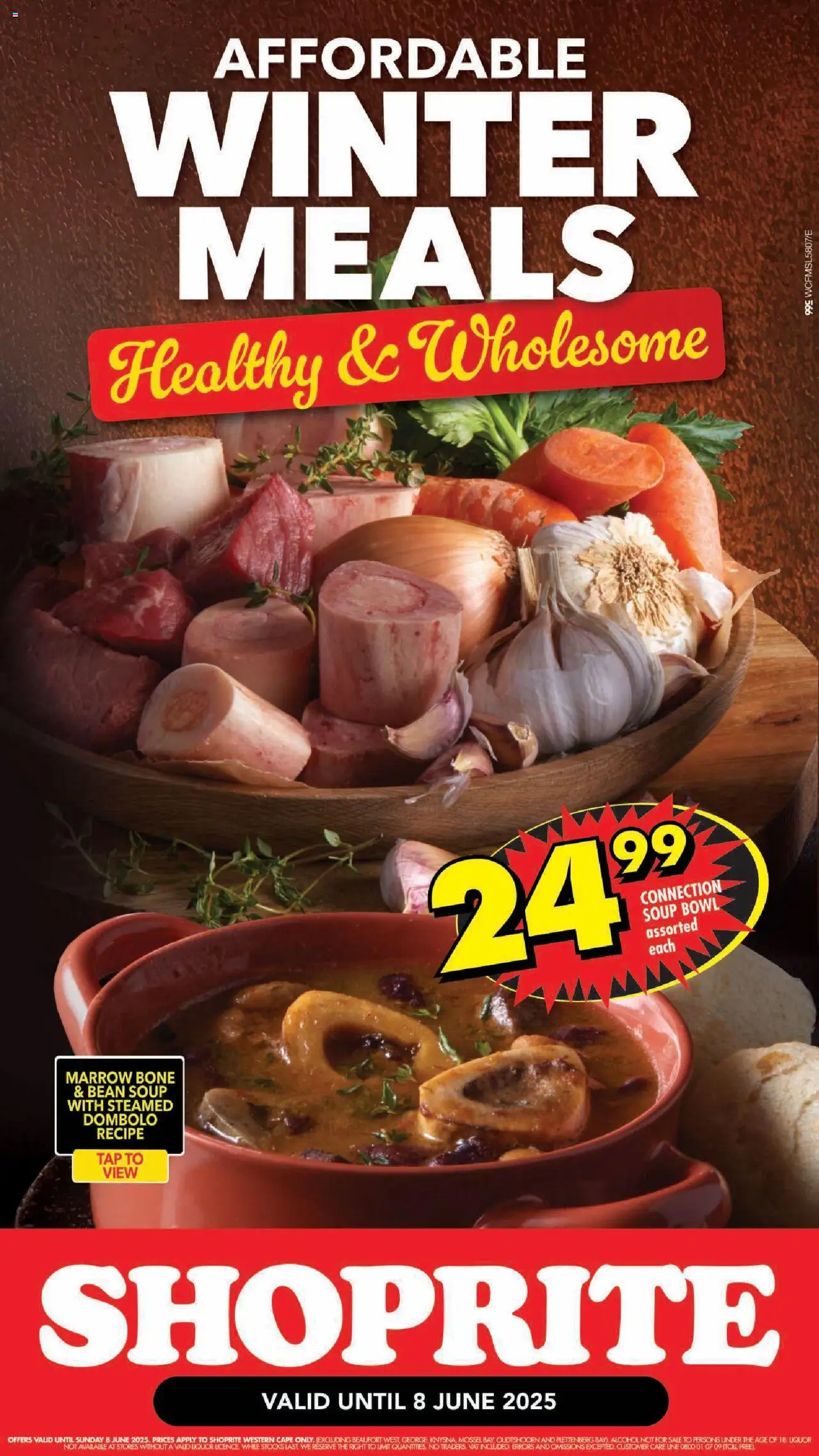 Shoprite Western Cape - Affordable Winter Meals 26/05 - 08/06/2025