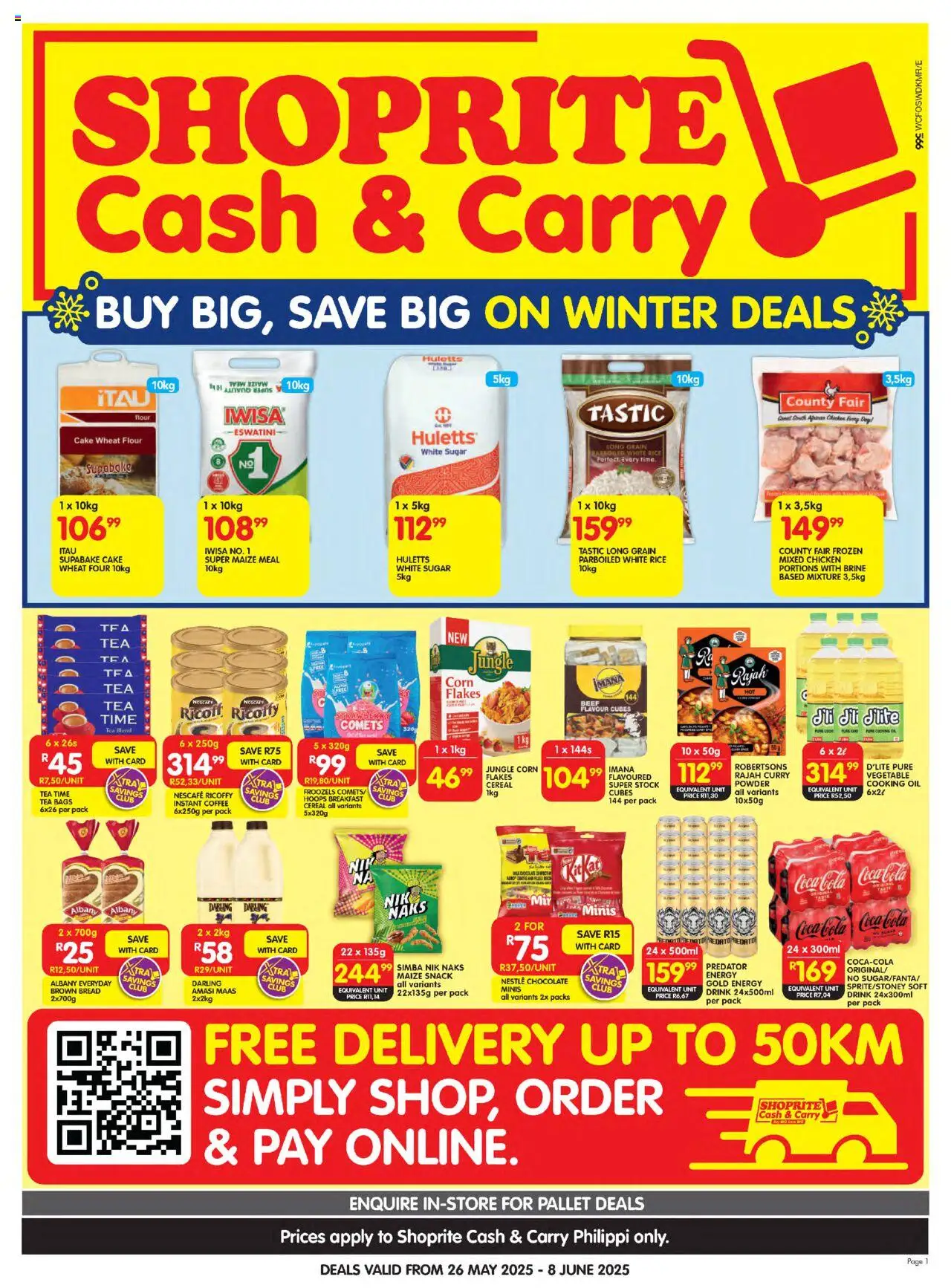 Shoprite Western Cape - Cash & Carry Month End Deals Philippi 26/05 - 08/06/2025