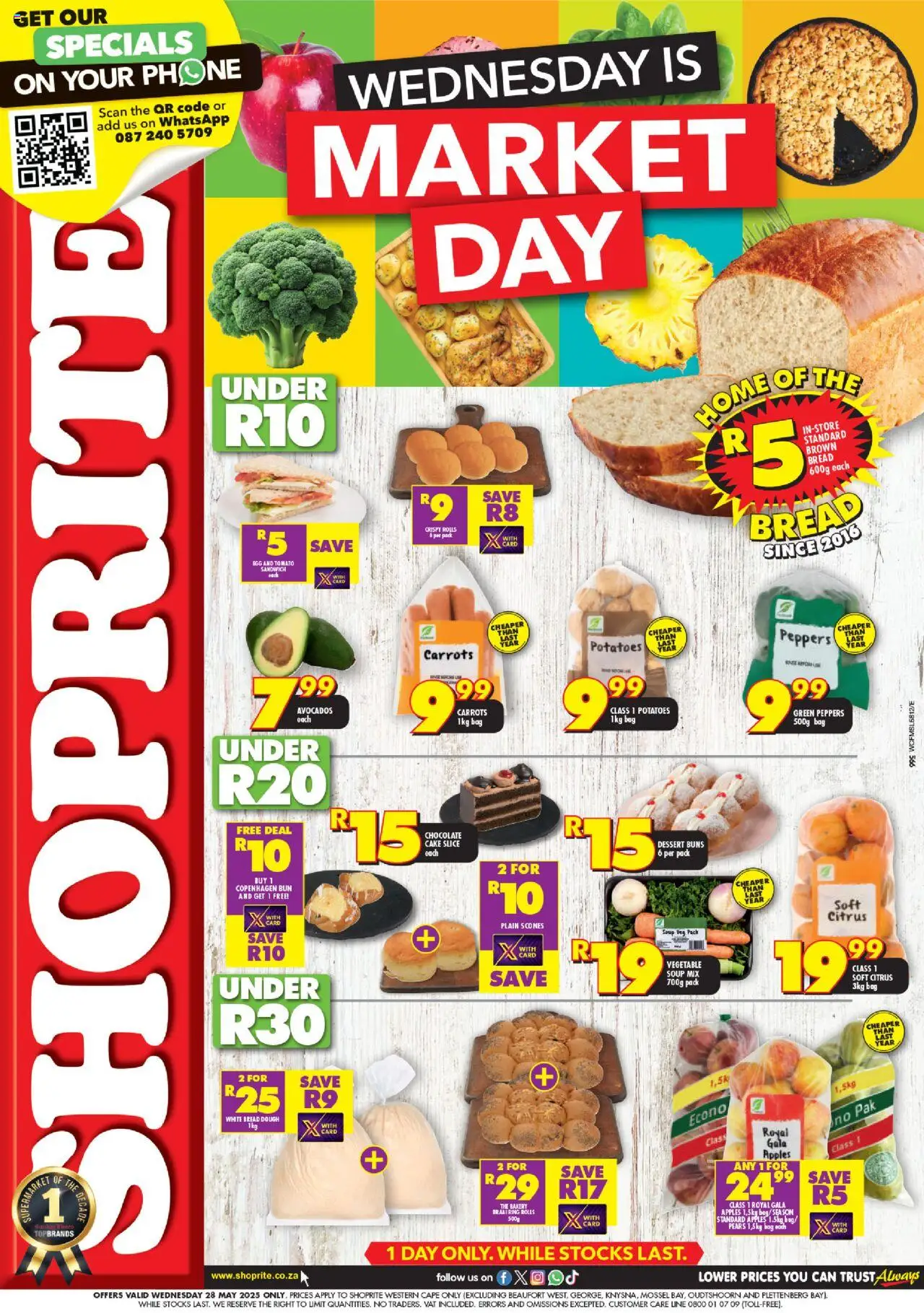 Shoprite Western Cape - Market Day Deals 28/05 - 28/05/2025