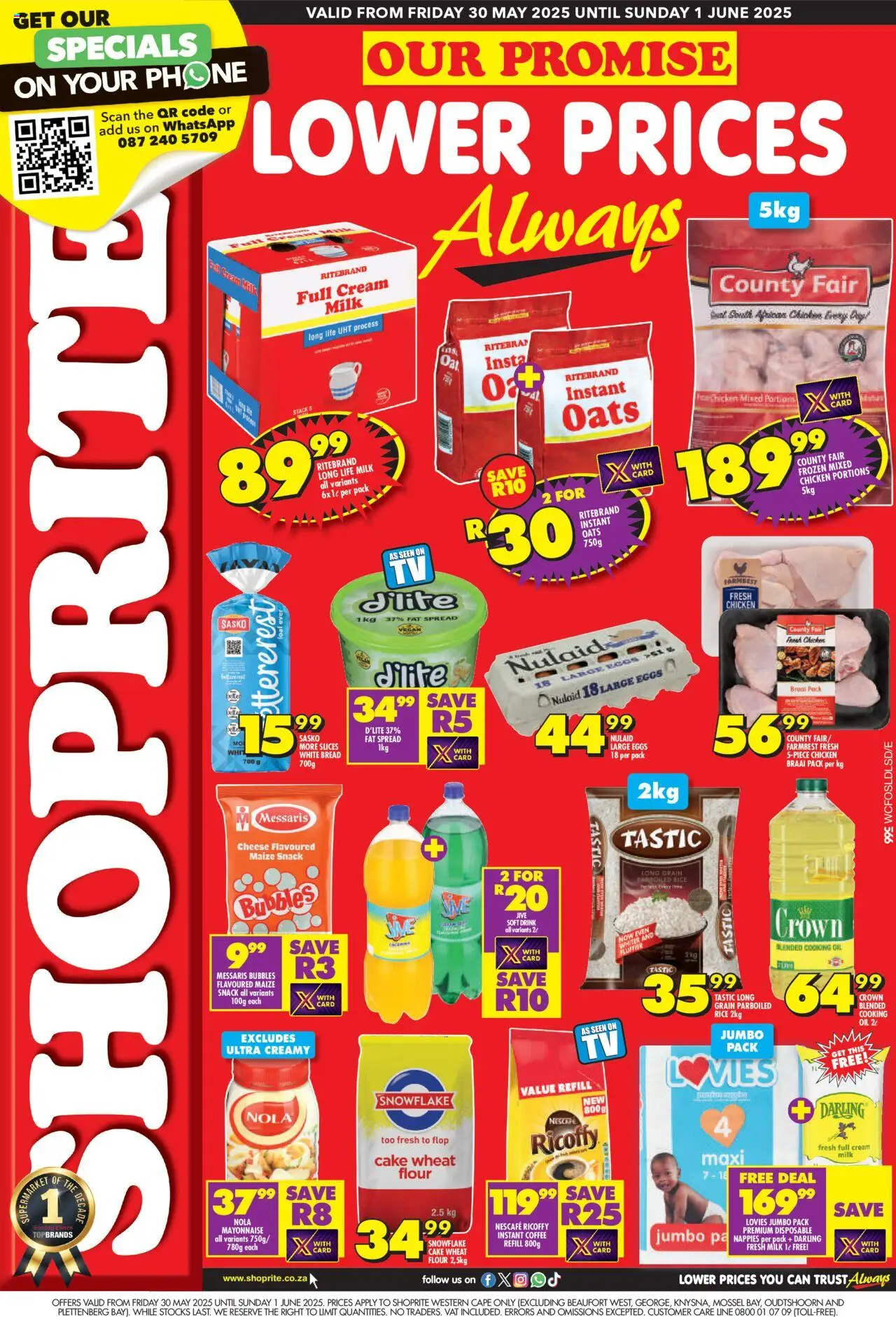 Shoprite Western Cape - Our Promise 30/05 - 01/06/2025