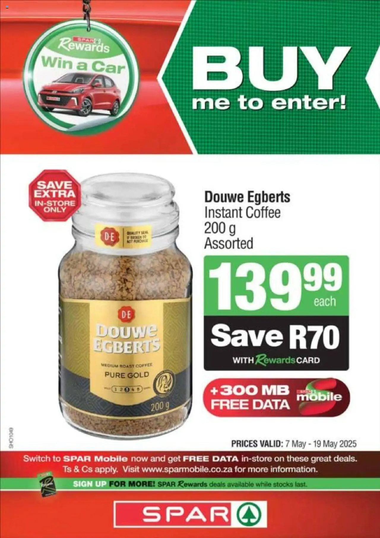 Spar Kwazulu-Natal - Weekly Specials from 07/05 - 19/05/2025 > Promotions