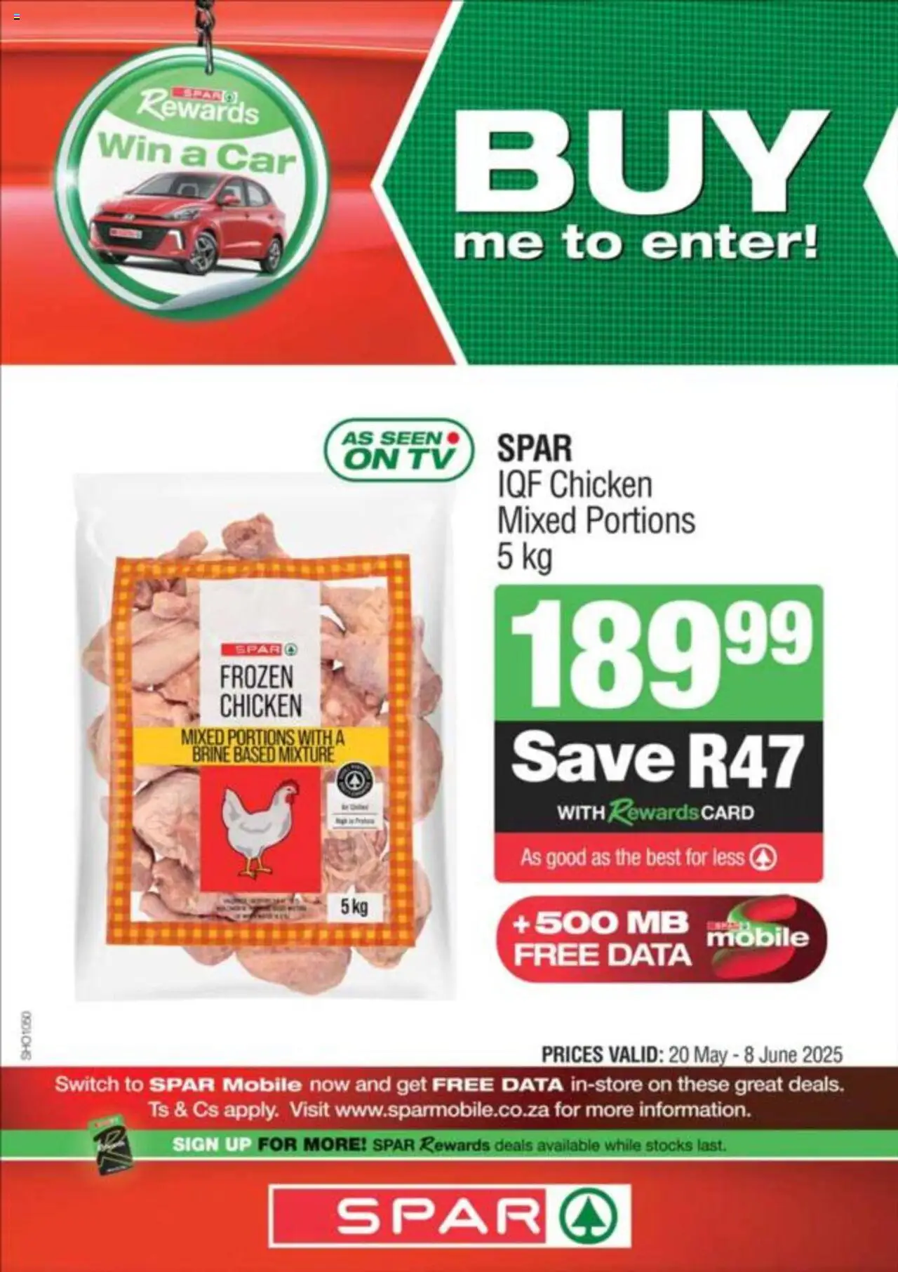 Spar Specials from 20/05 - 09/06/2025