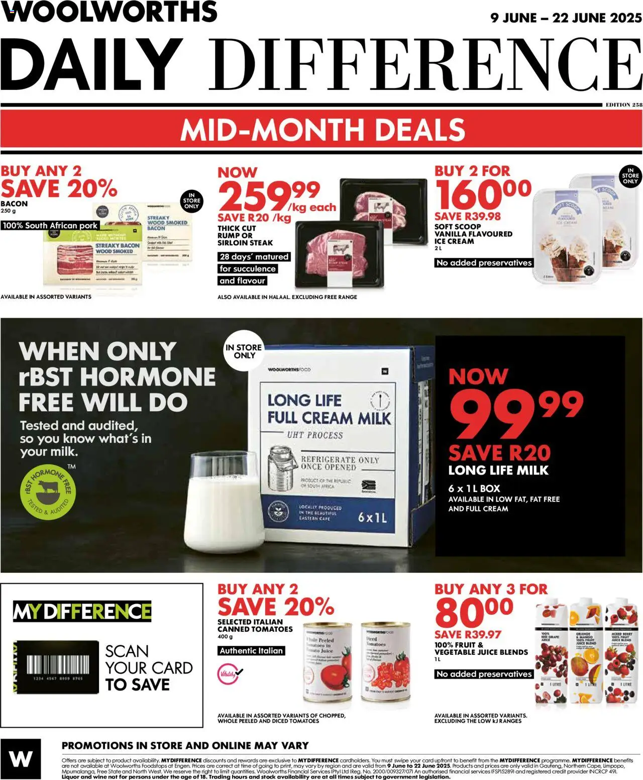 Woolworths Daily Difference - Gauteng from 09/06 - 22/06/2025 > Promotions - page 8
