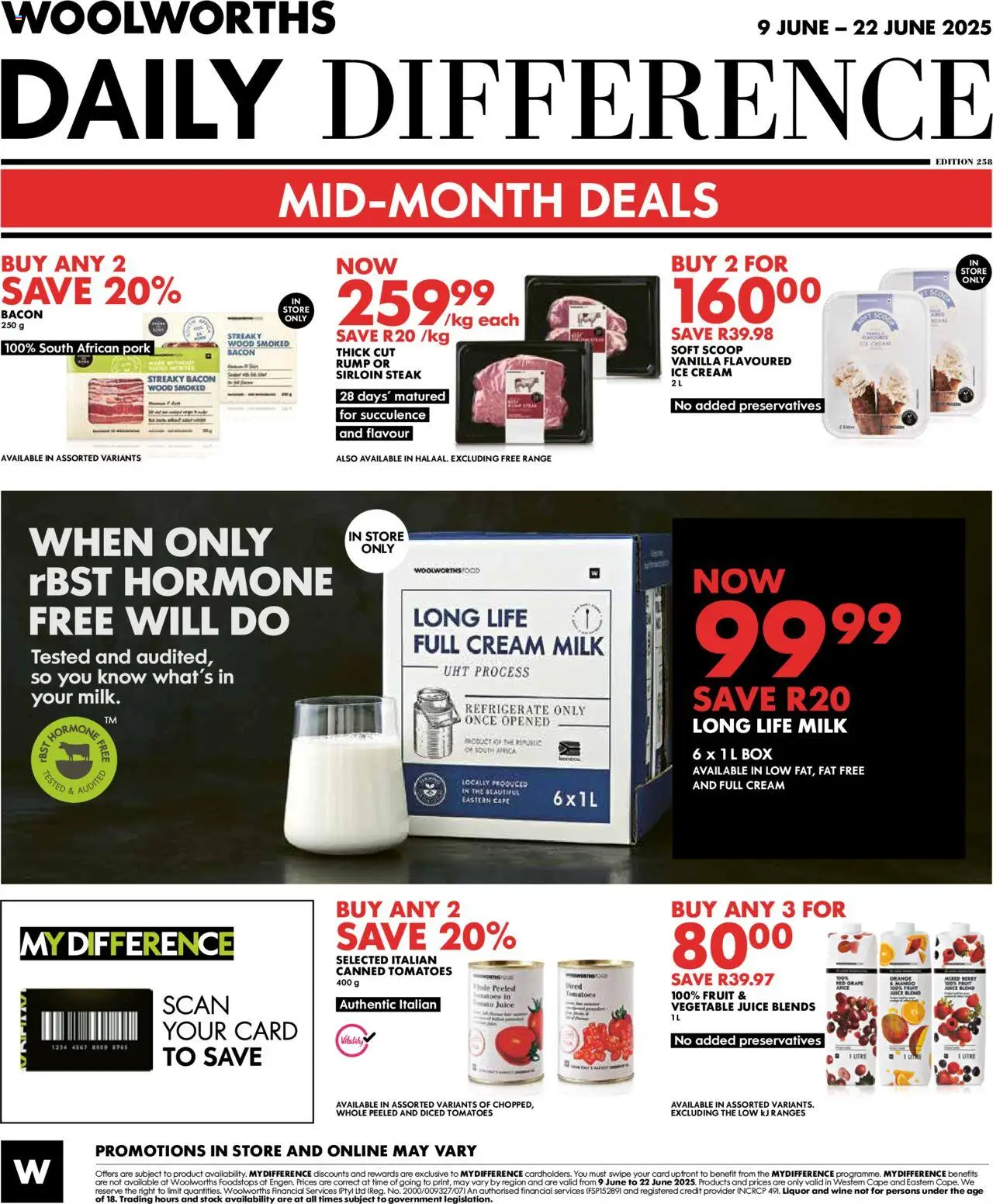 Woolworths Daily Difference - Western Cape from 09/06 - 22/06/2025 > Promotions - page 8