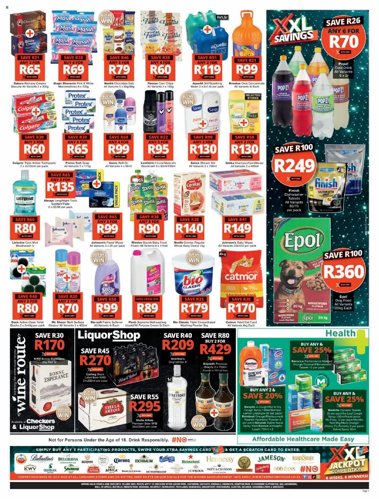 Checkers Gauteng - Hyper XXL Savings Week 1 Deals 09/06 - 29/06/2025 >> Catalogue - page 3