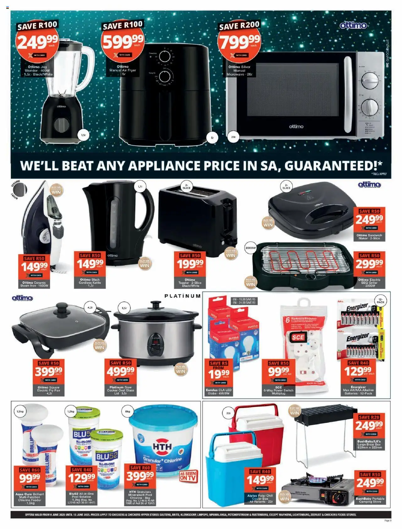 Checkers Gauteng - XXL Savings Week 1 Deals 09/06 - 15/06/2025 >> Catalogue - page 9