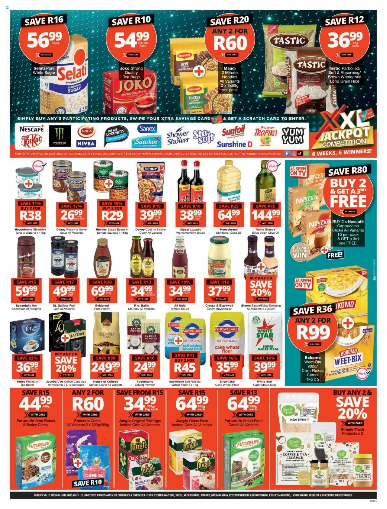 Checkers Gauteng - XXL Savings Week 1 Deals 09/06 - 15/06/2025 >> Catalogue - page 5