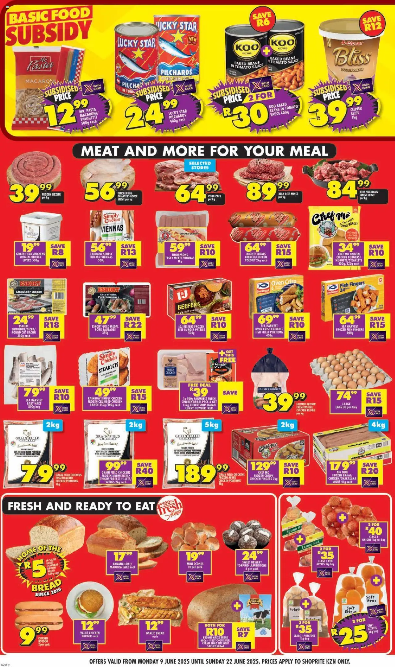 Shoprite Specials 09/06 - 22/06/2025 >> Catalogue - page 2