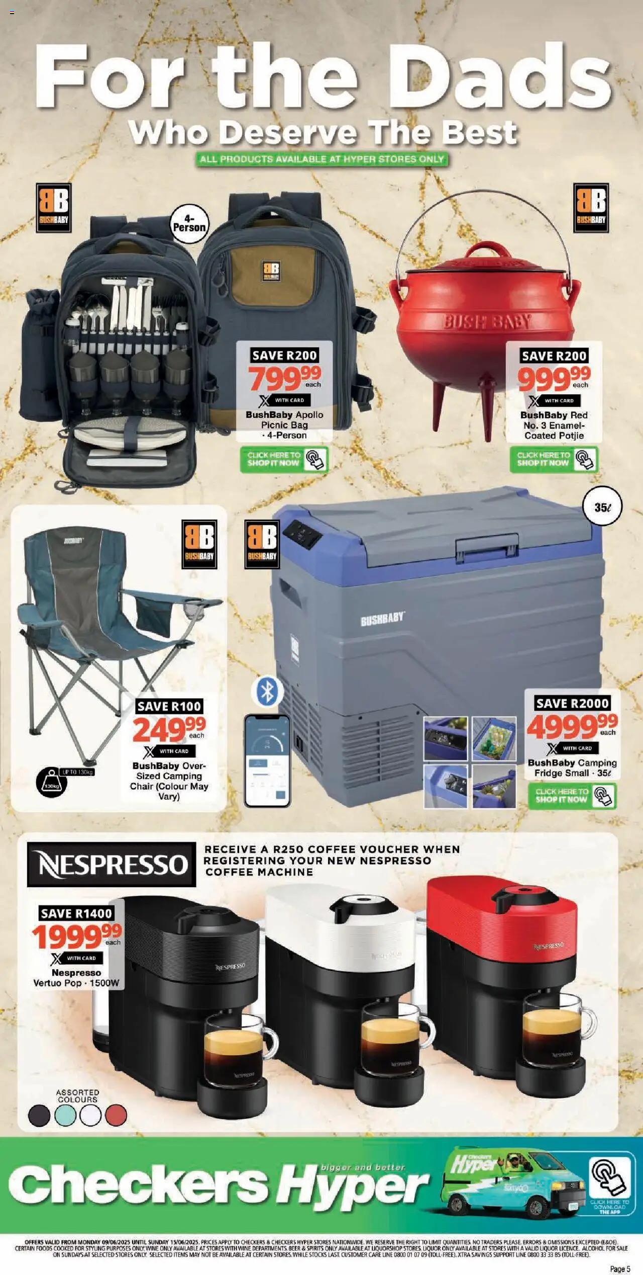 Checkers Father's Day Promotion 09/06 - 15/06/2025 >> Catalogue - page 5