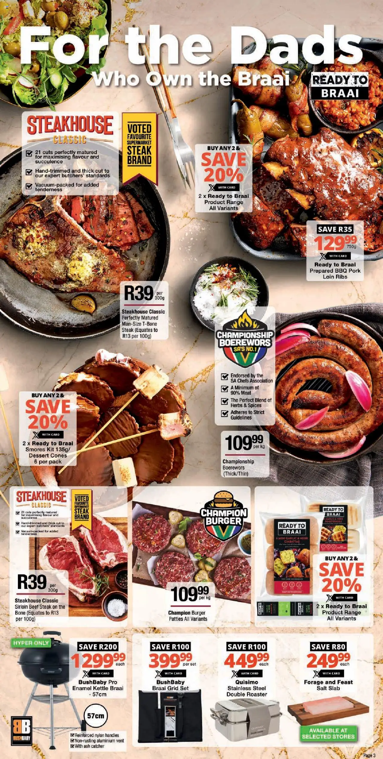 Checkers Father's Day Promotion 09/06 - 15/06/2025 >> Catalogue - page 3
