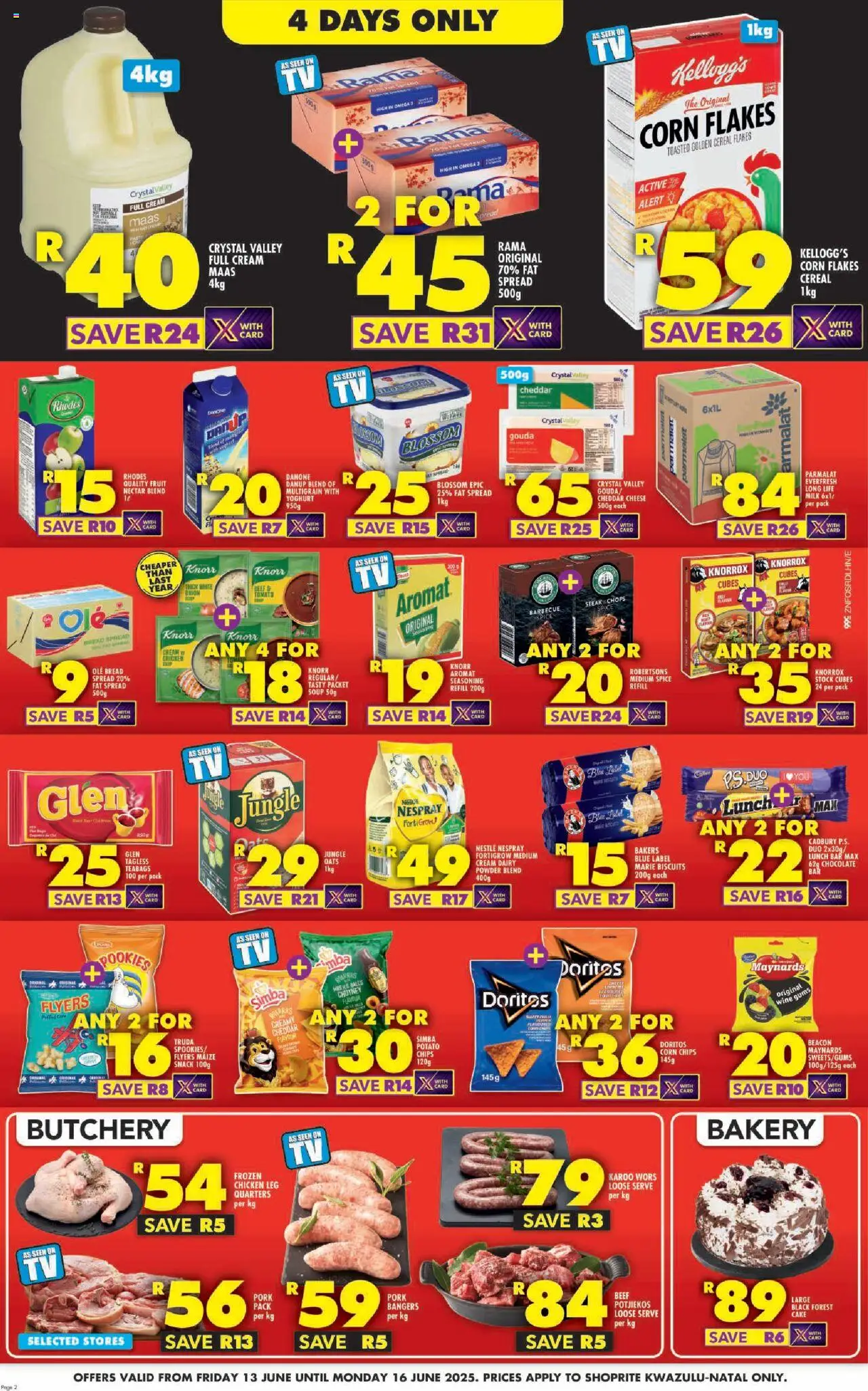 Shoprite KwaZulu-Natal - Big Red Weekend 13/06 - 16/06/2025 >> Catalogue - page 2