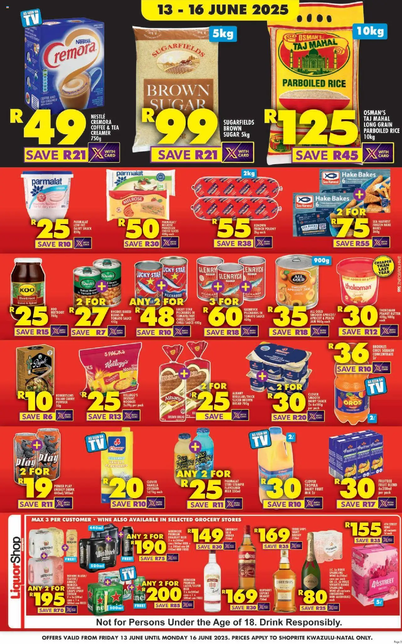 Shoprite KwaZulu-Natal - Big Red Weekend 13/06 - 16/06/2025 >> Catalogue - page 3