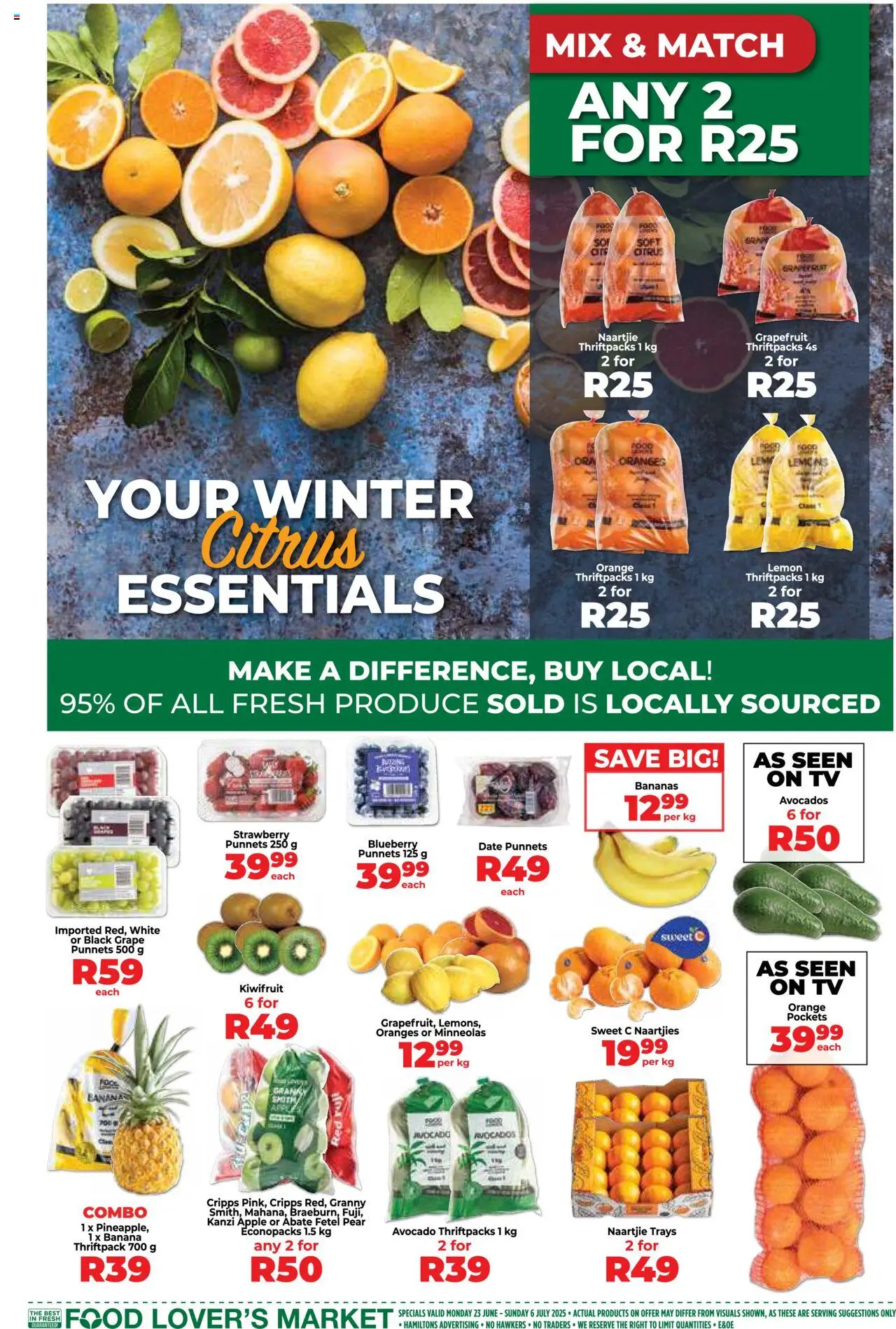 Food Lover's Market KwaZulu-Natal - For The Love of Value from 23/06 - 06/07/2025 > Promotions - page 3