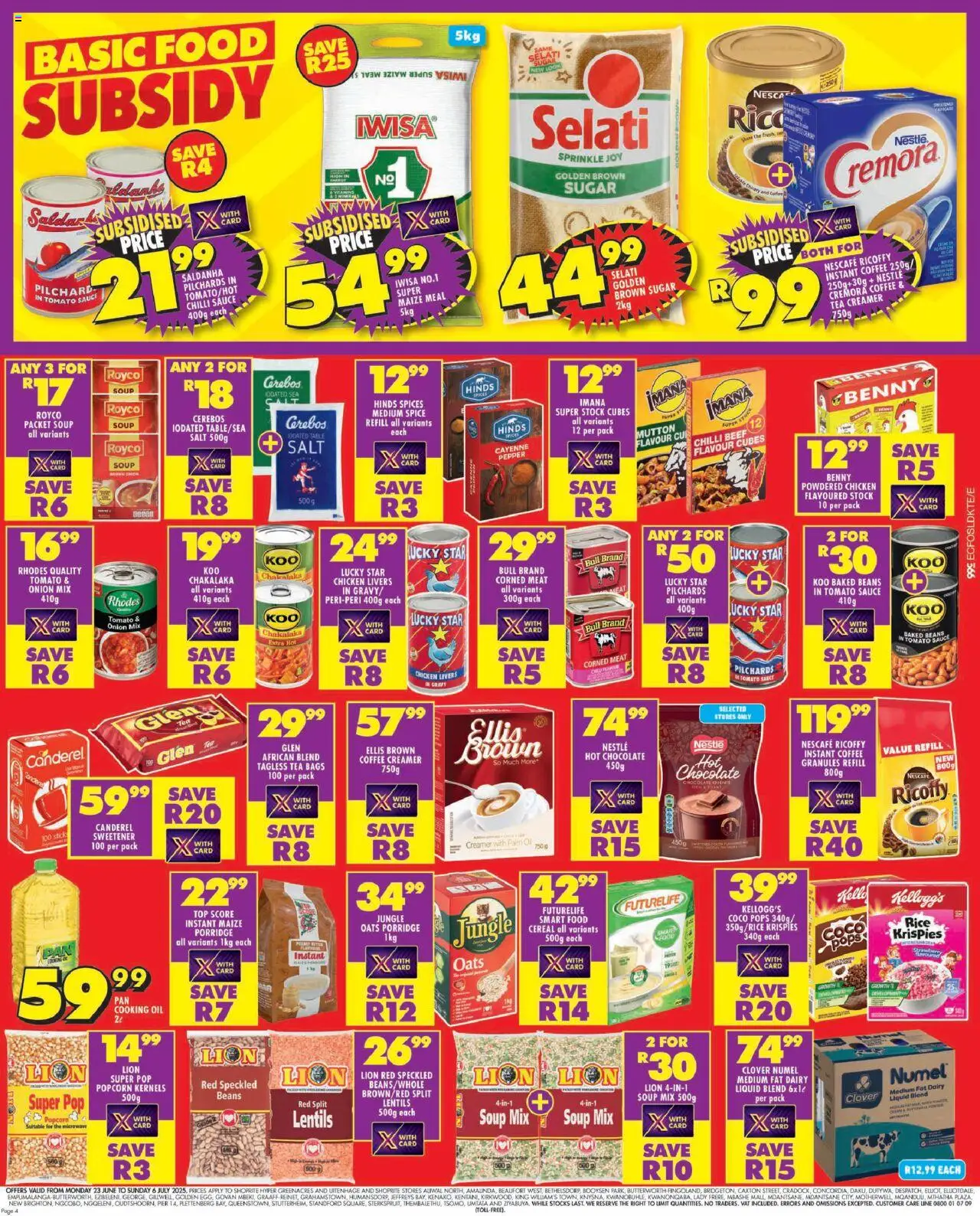 Shoprite Eastern Cape - Xtra Savings 23/06 - 06/07/2025 >> Catalogue - page 4