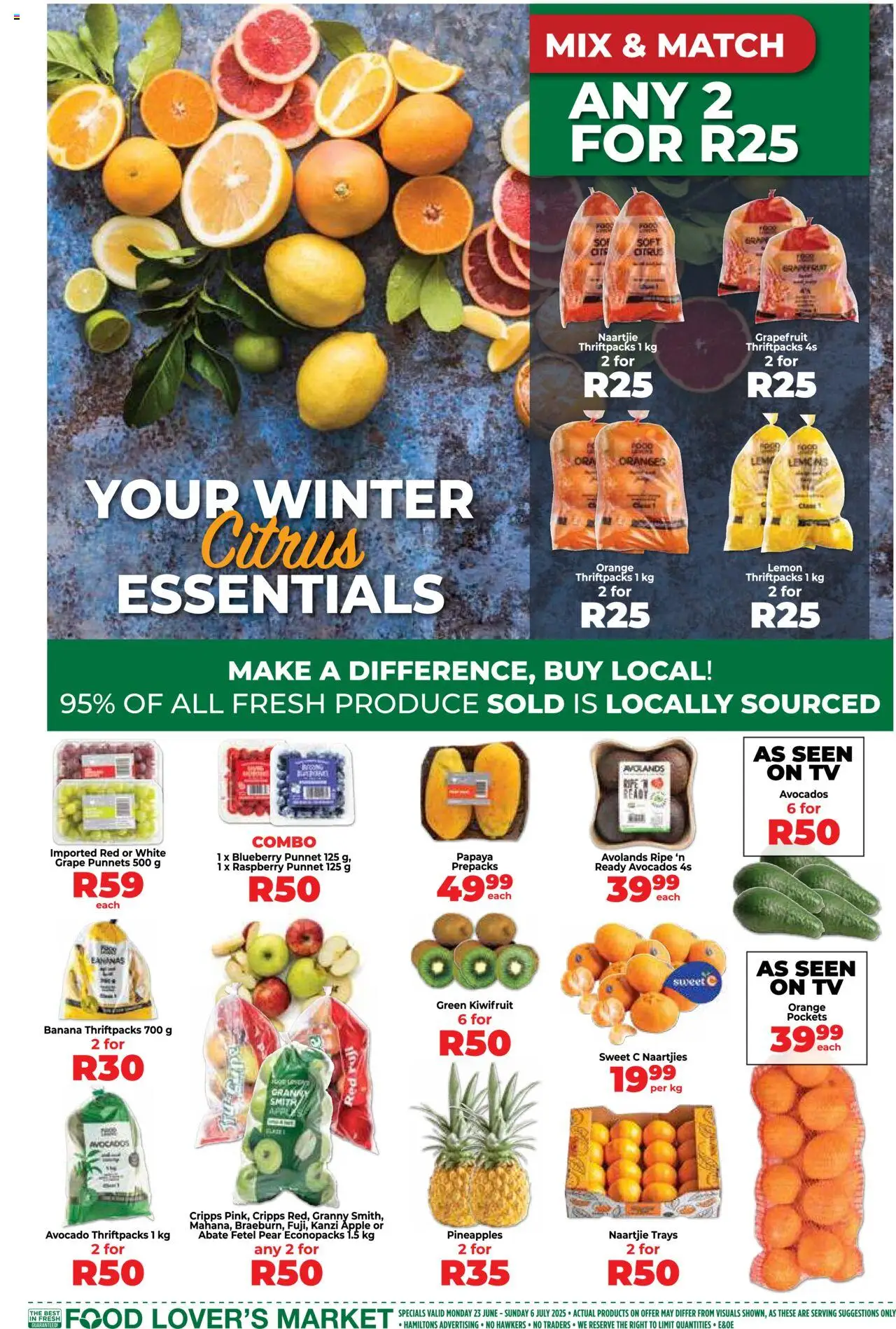 Food Lover's Market Western Cape - For The Love of Value from 23/06 - 06/07/2025 > Promotions - page 3