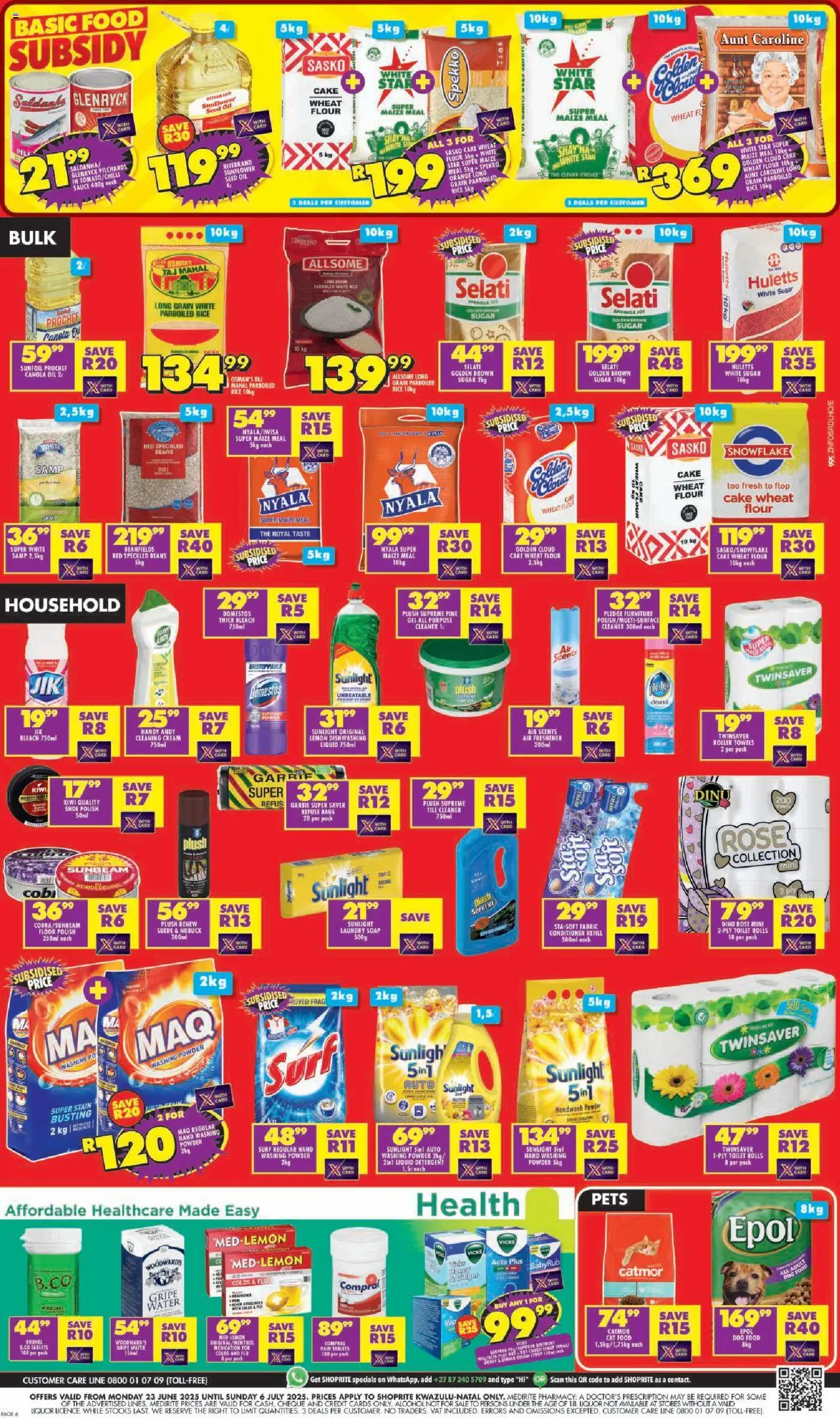 Shoprite Specials 23/06 - 06/07/2025 >> Catalogue - page 6