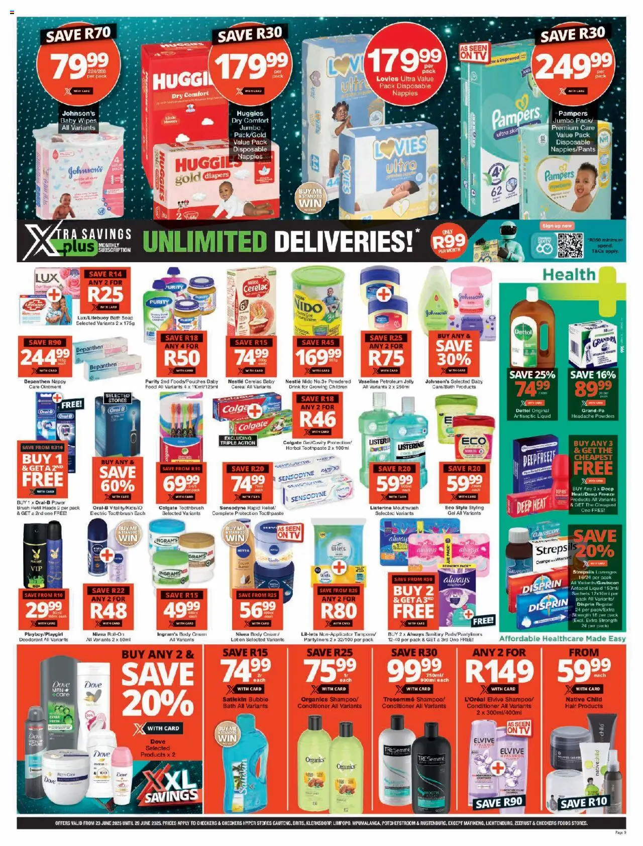 Checkers Gauteng - XXL Savings Week 3 Deals 23/06 - 29/06/2025 >> Catalogue - page 9