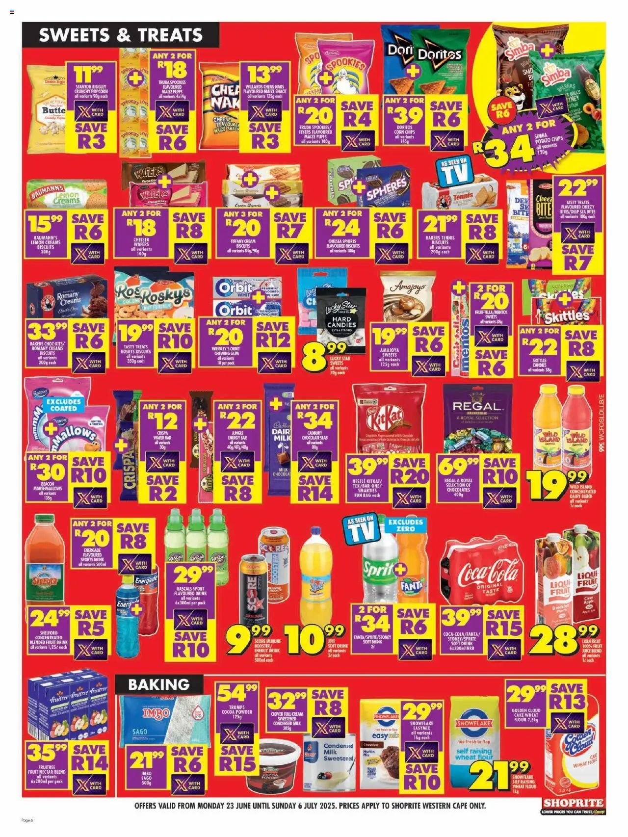 Shoprite Western Cape - Xtra Savings Exclusive 23/06 - 06/07/2025 >> Catalogue - page 6