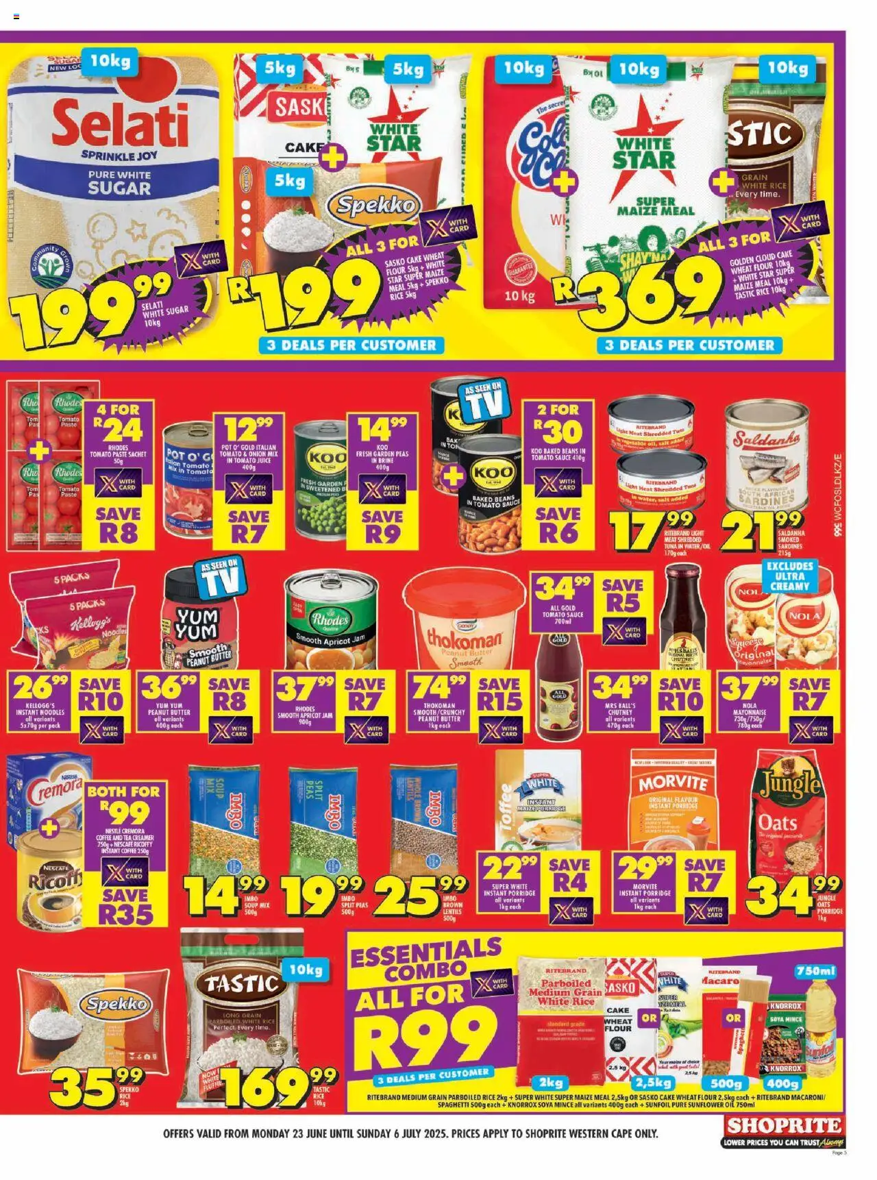 Shoprite Western Cape - Xtra Savings 23/06 - 06/07/2025 >> Catalogue - page 5