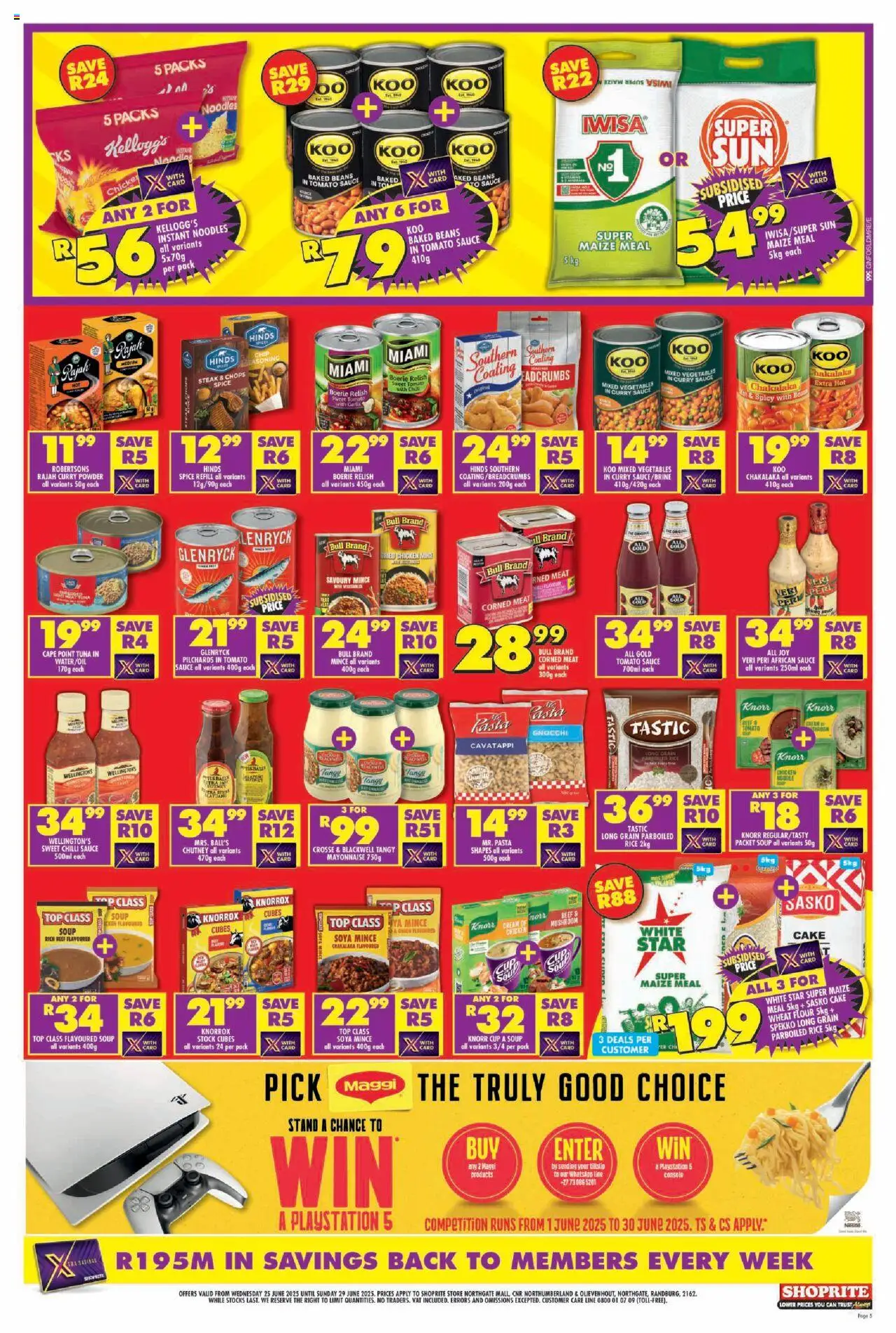 Shoprite Gauteng - Xtra Savings Grand Opening Northgate Mall 25/06 - 29/06/2025 >> Catalogue - page 5