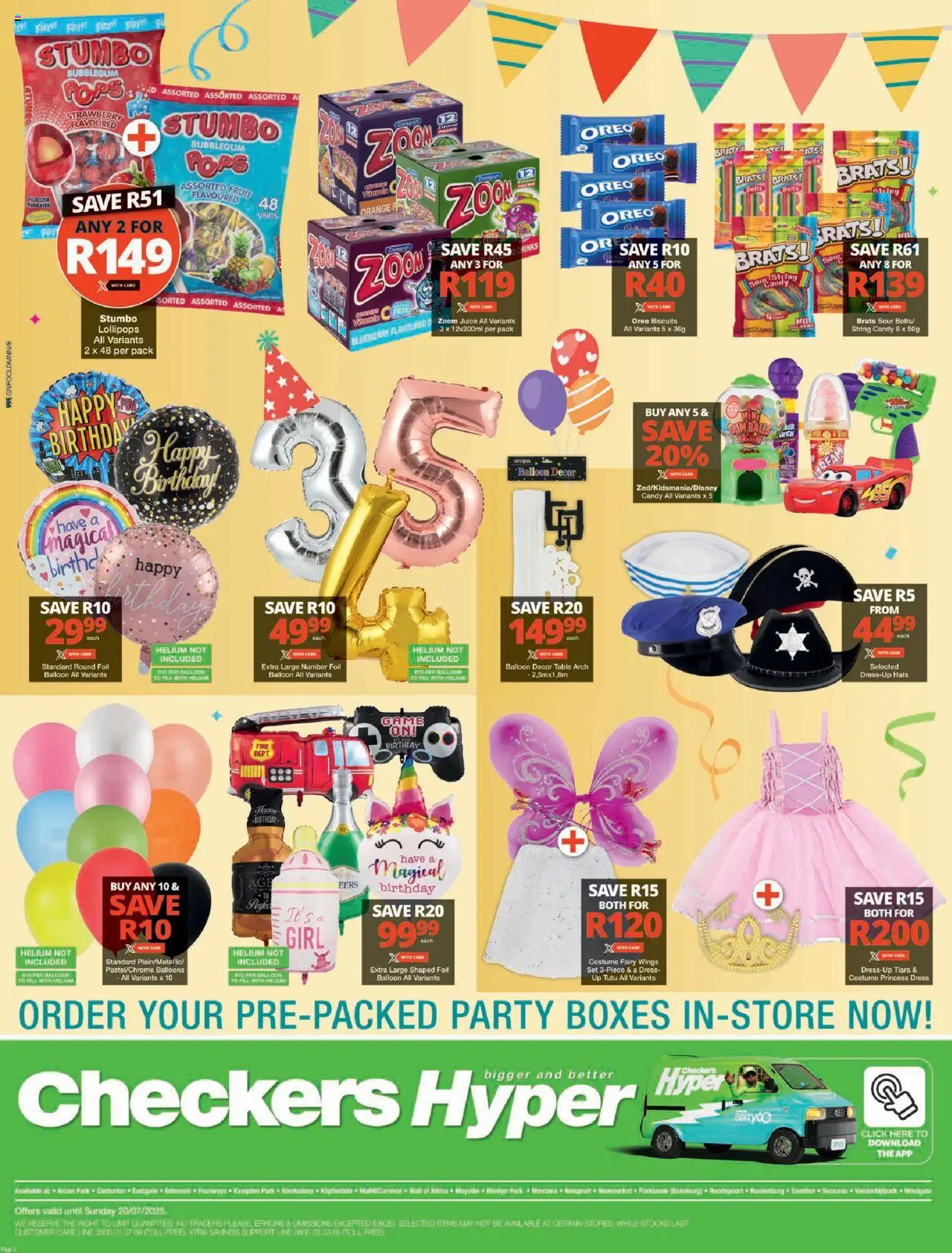 Checkers Gauteng - Hyper Party Shop Promotion 25/06 - 20/07/2025 >> Catalogue - page 2