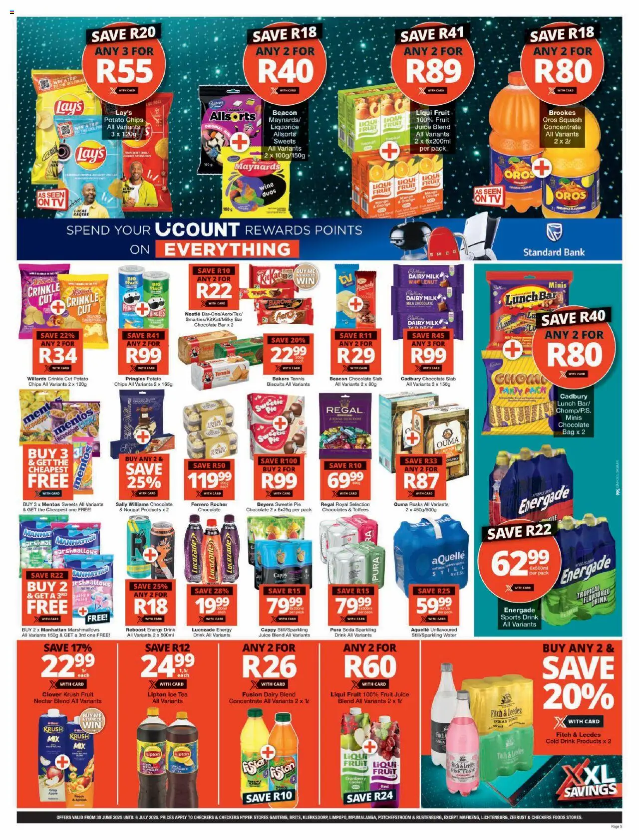 Checkers Gauteng - XXL Savings Week 4 Deals 30/06 - 06/07/2025 >> Catalogue - page 5